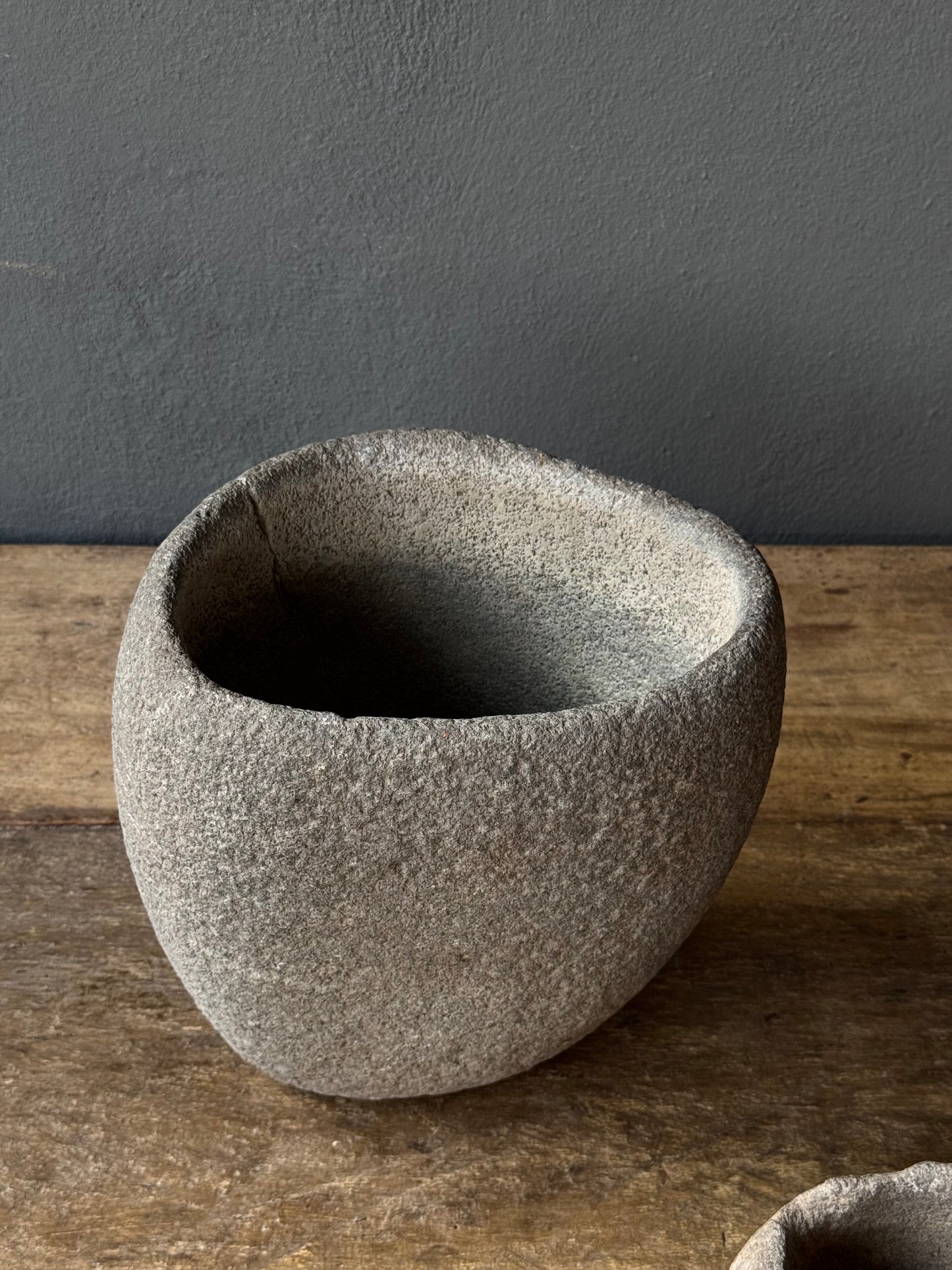 Large stone mortar from San Luis Potosí