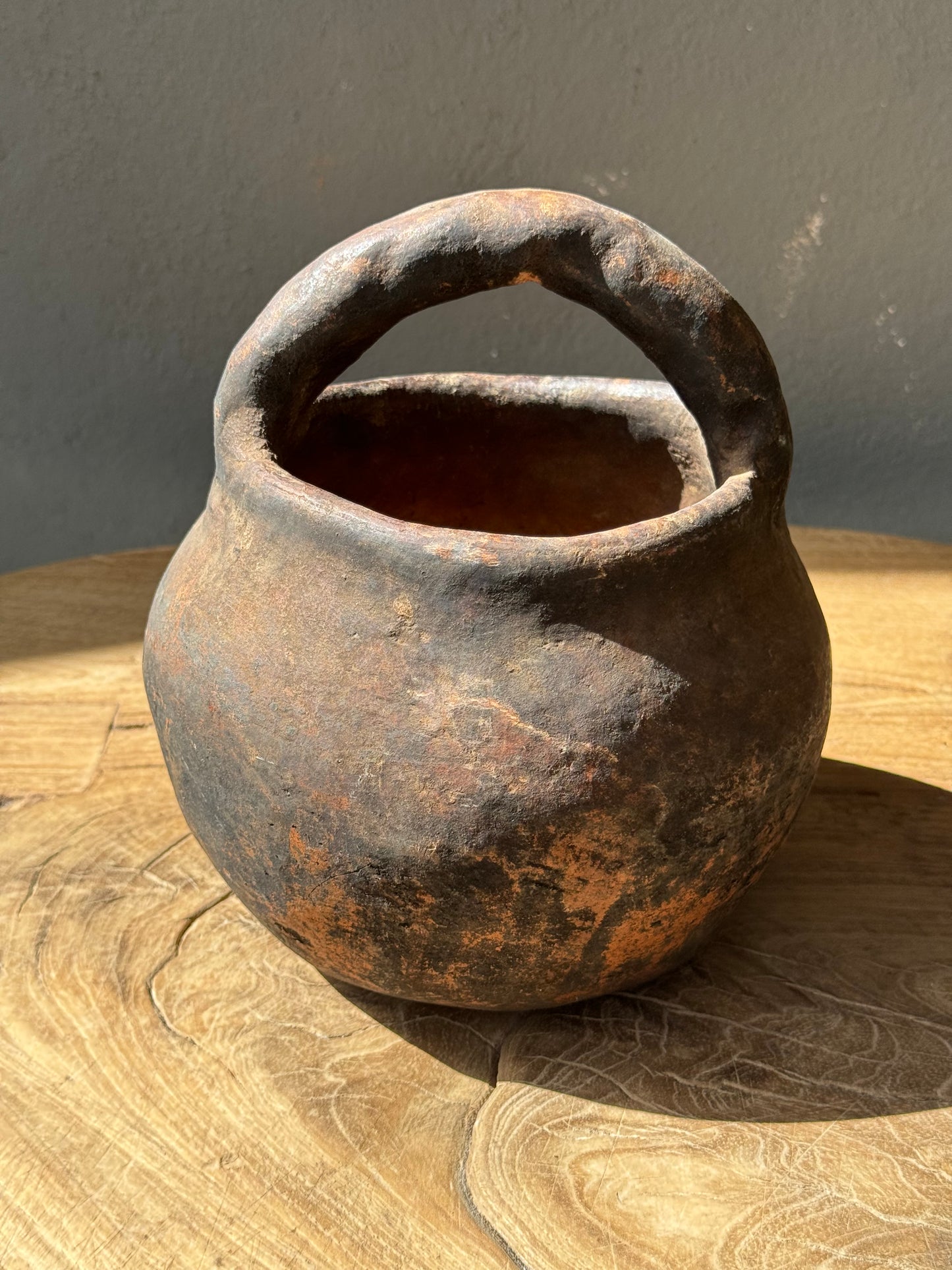 Hand Crafted Primitive Mixteca Bowl From Oaxaca, Circa 1950’s
