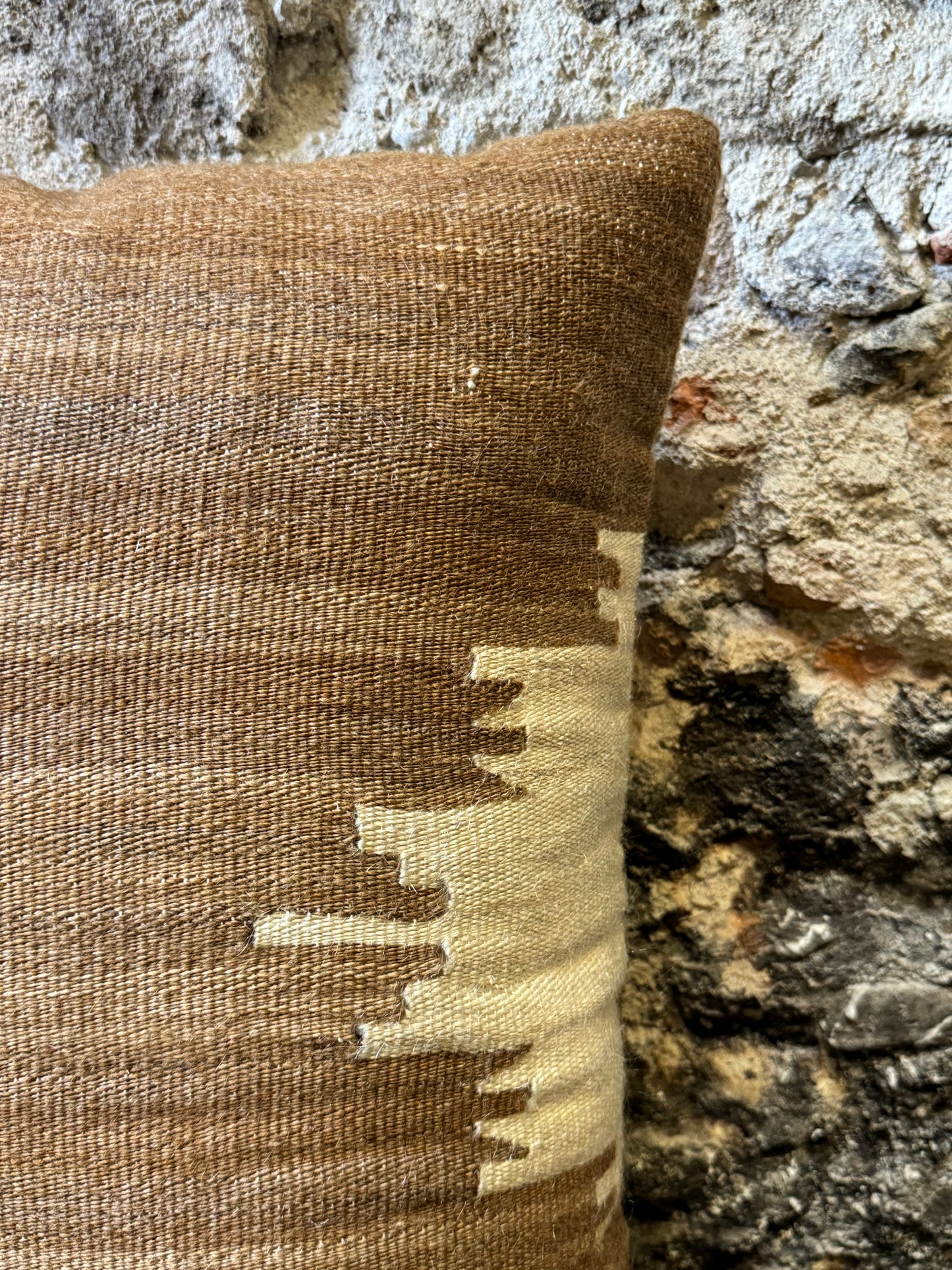 Vintage Angora Pillow Cover From Turkey/ Funda De Cojín Angora Vintage