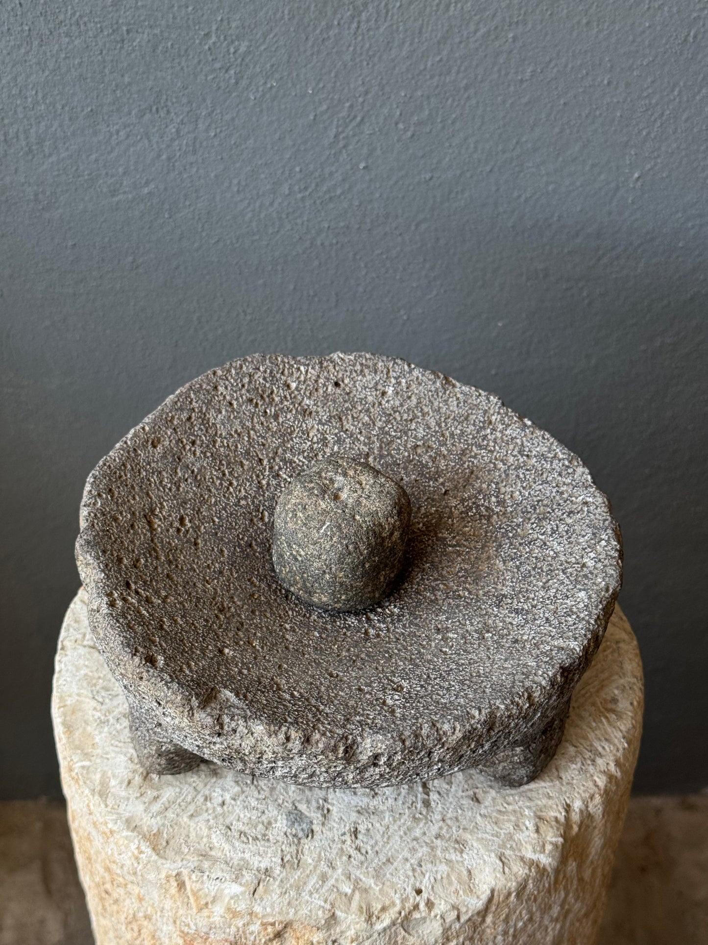 Stone Mortar From San Luis Potosí/ Molcajete Antiguo de SLP
