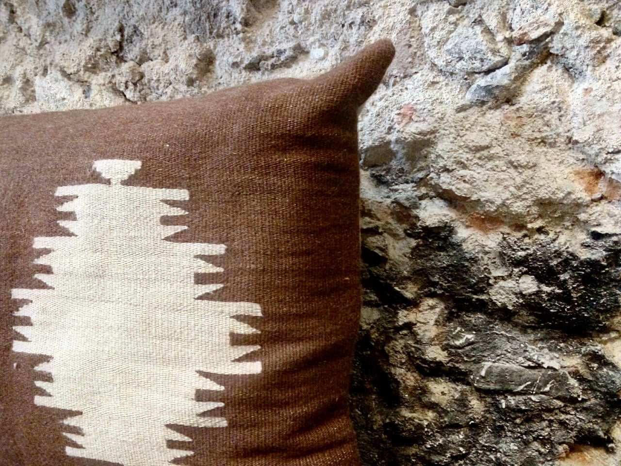 Vintage Angora Pillow Cover From Turkey/ Funda Angora Vintage De Turquía