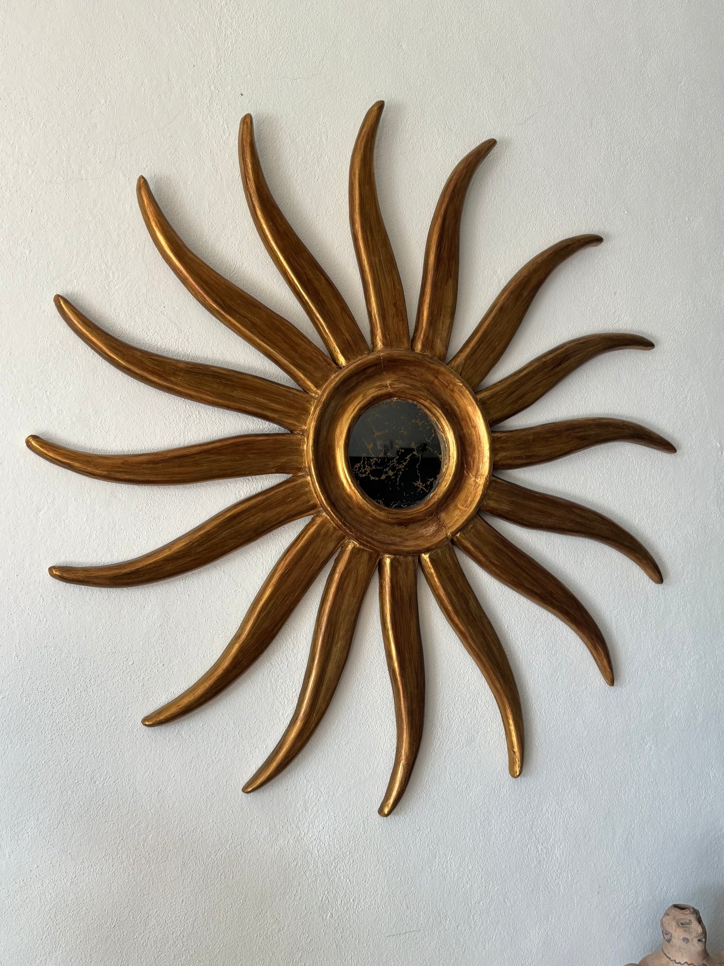 1960’s Sun Mirror From Mexico City / Resplandor Auténtico 1960’s De CDMX