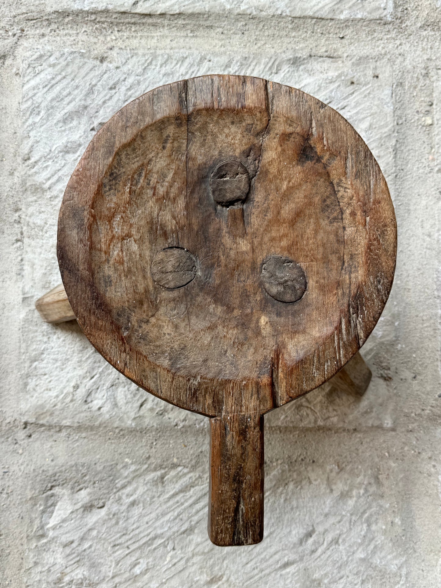 Mesquite Stool From Guanajuato | Banco De Mesquite De Guanajuato