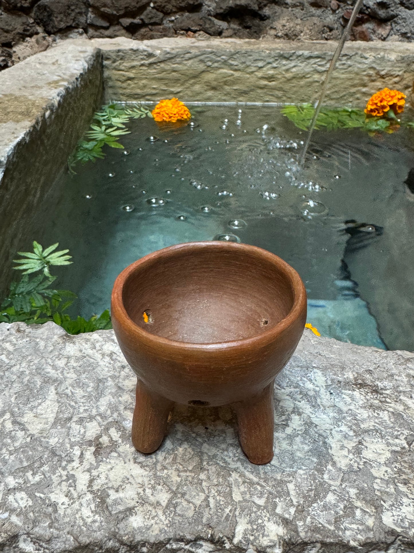 Ceramic Copal Burner / Copalero de Barro