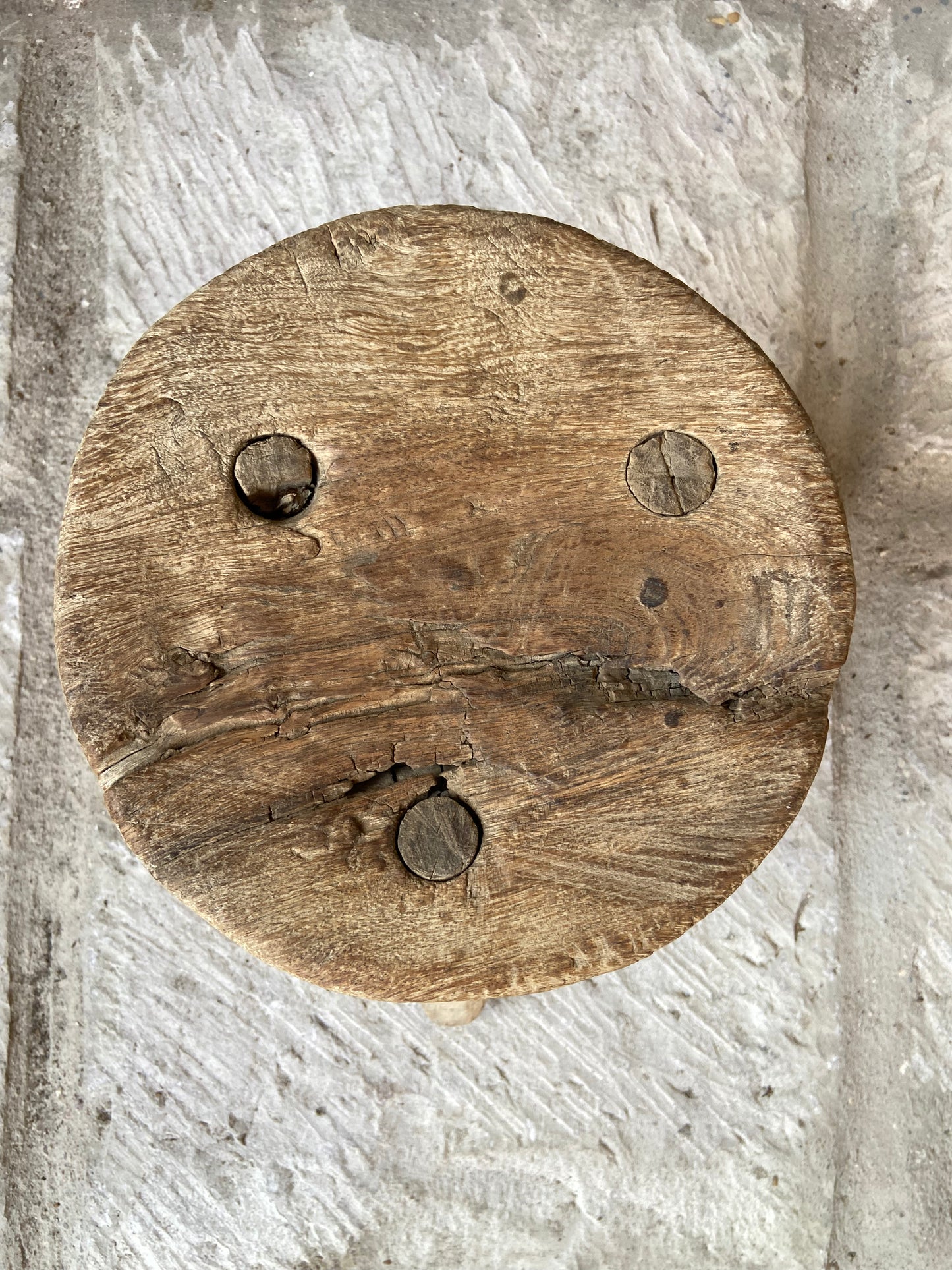 Mesquite Stool from Mexico