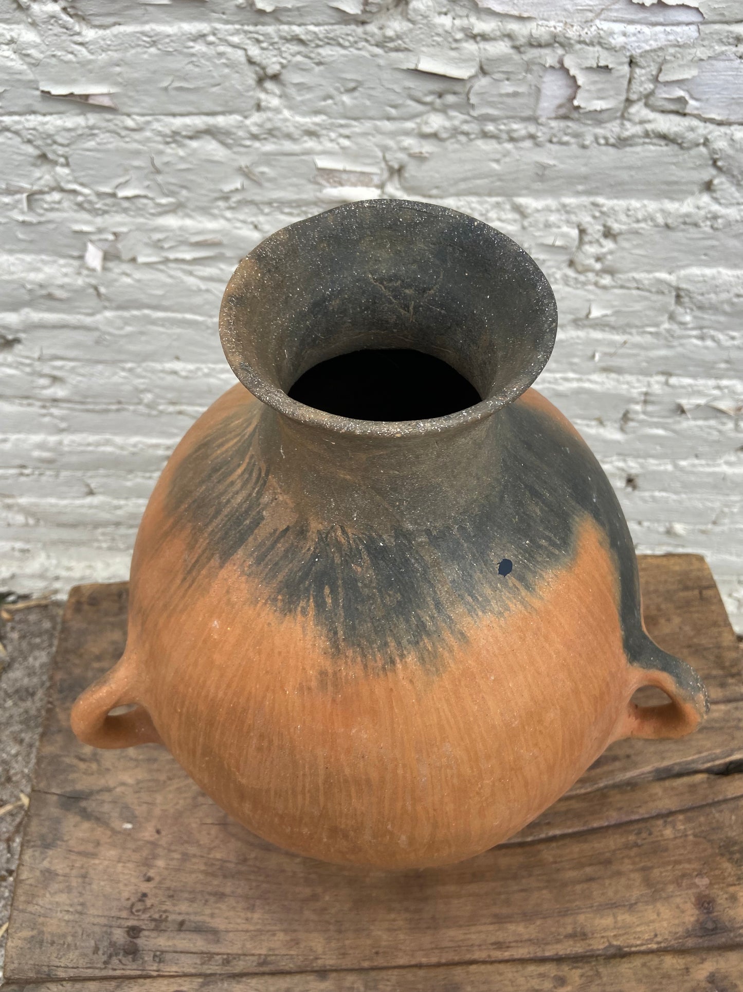 Three Handle Ceramic Vessel / Olla de Tres Asas