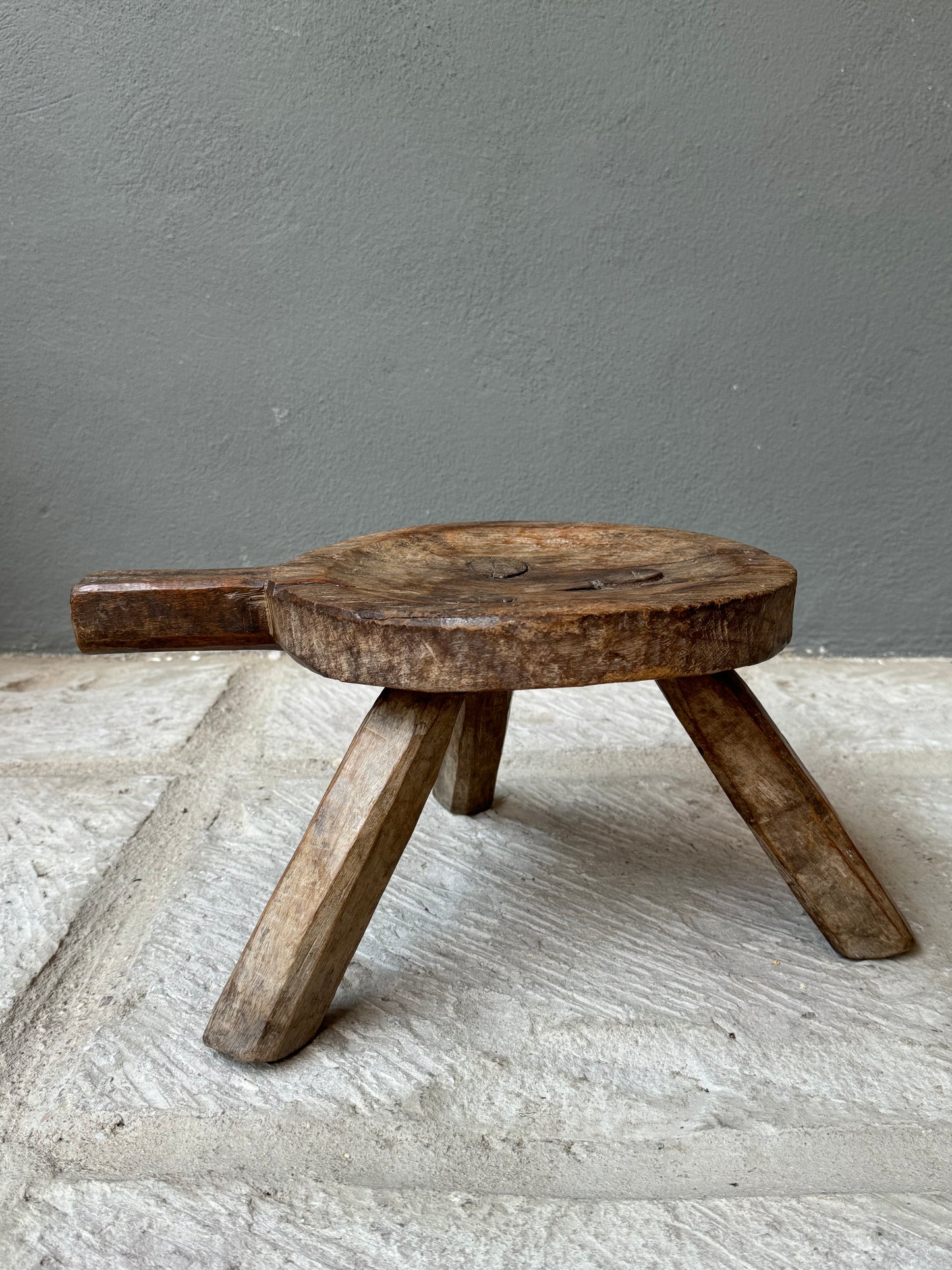 Mesquite Stool From Guanajuato | Banco De Mesquite De Guanajuato
