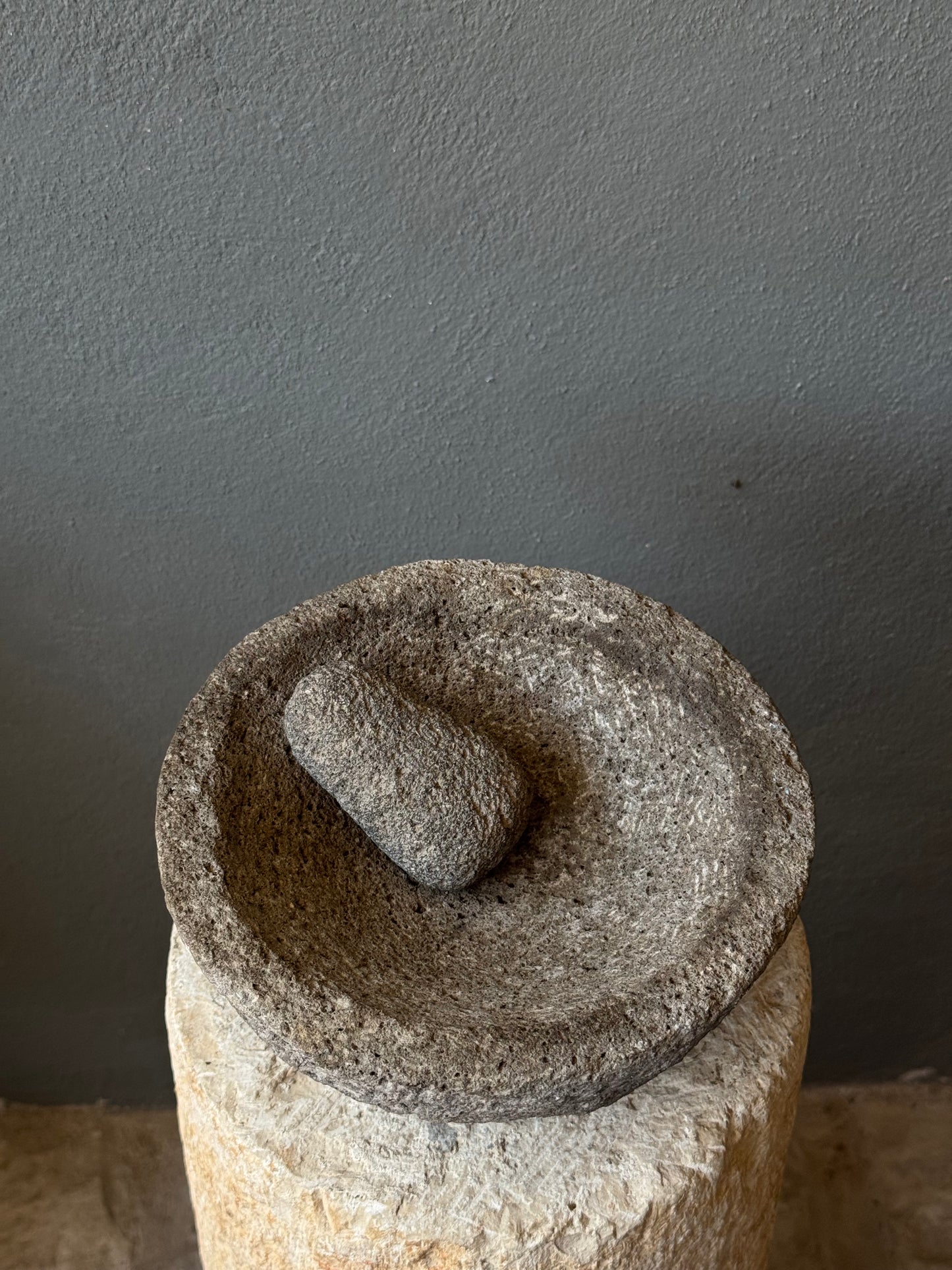 Stone Mortar From San Luis Potosí / Molcajete Viejo De SLP
