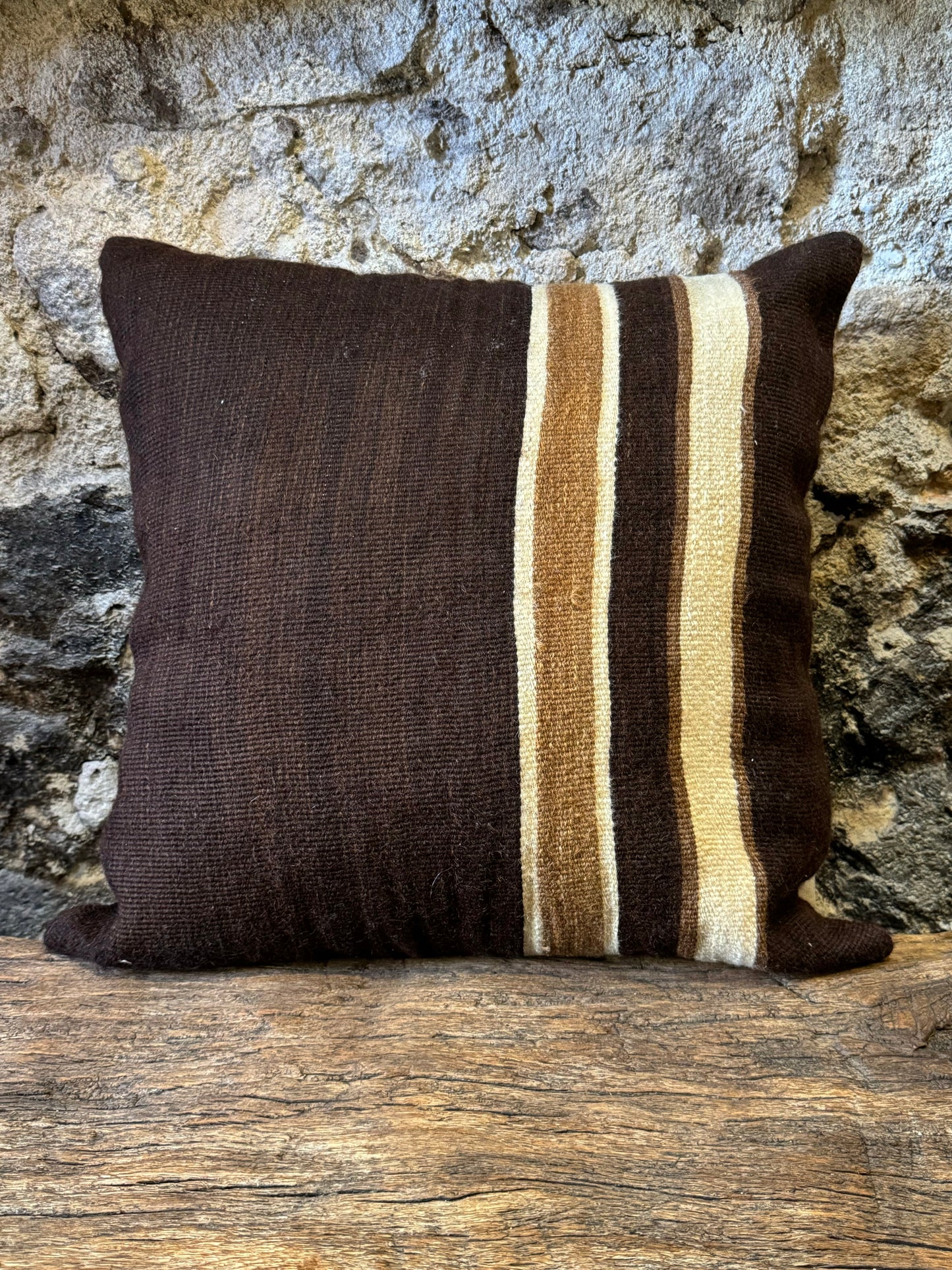 Vintage Angora Pillow Cover From Turkey / Funda De Cojín Angora Vintage
