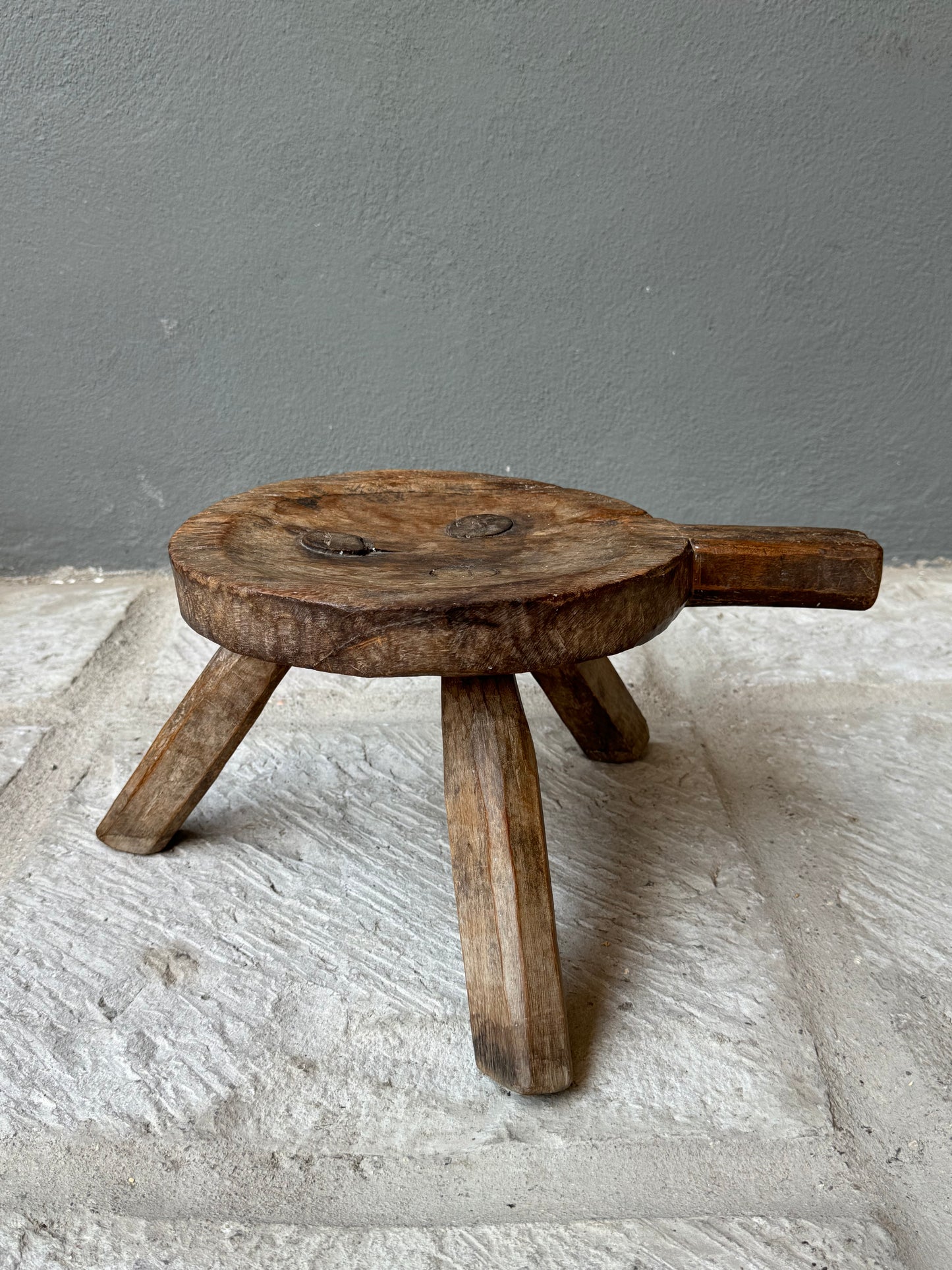 Mesquite Stool From Guanajuato | Banco De Mesquite De Guanajuato