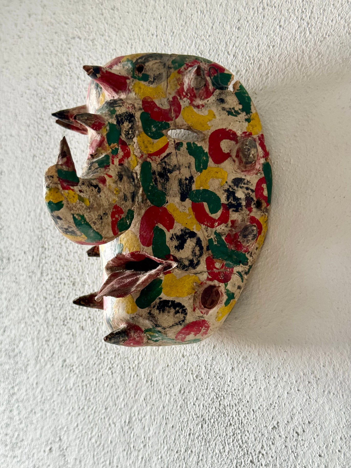 Cayman Mask From San Francisco Ozomatlán, Guerrero 1970’s