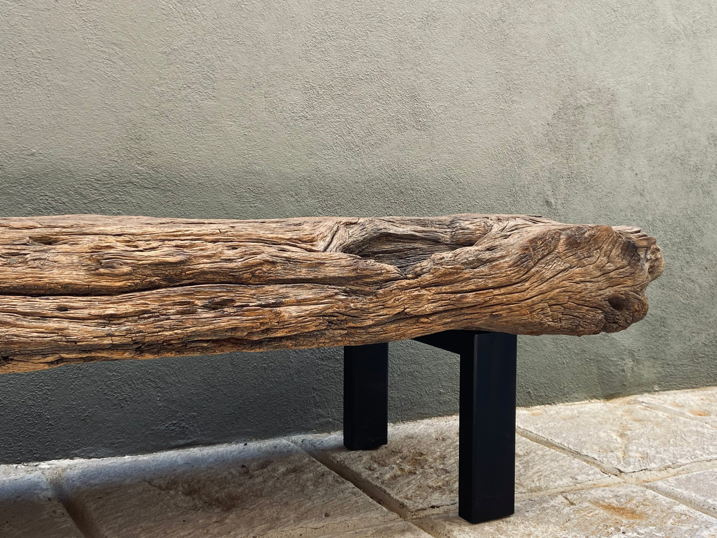 Mesquite Plank Bench