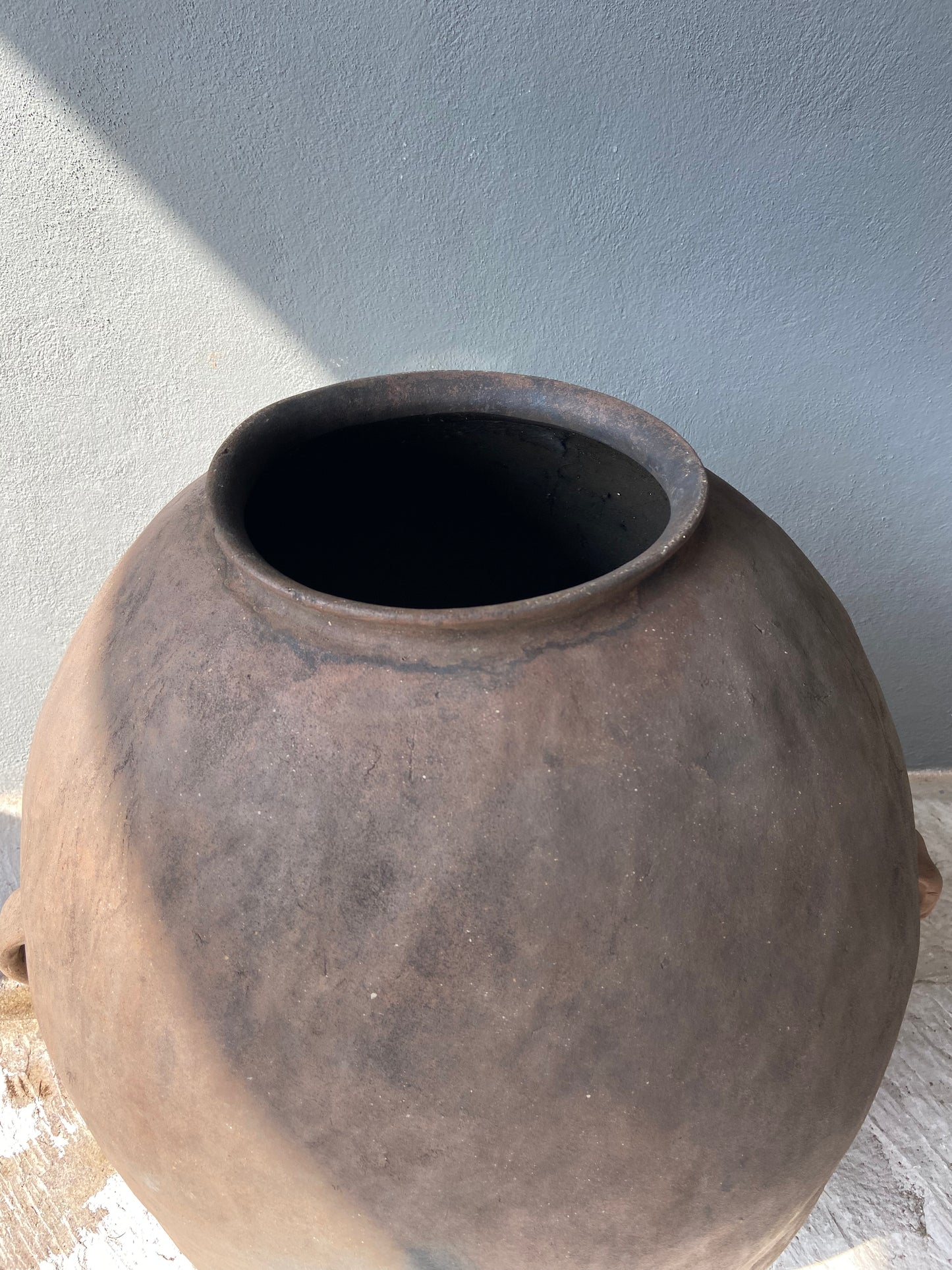 Terracotta Water Jar From Puebla, Mexico Early 1900’s