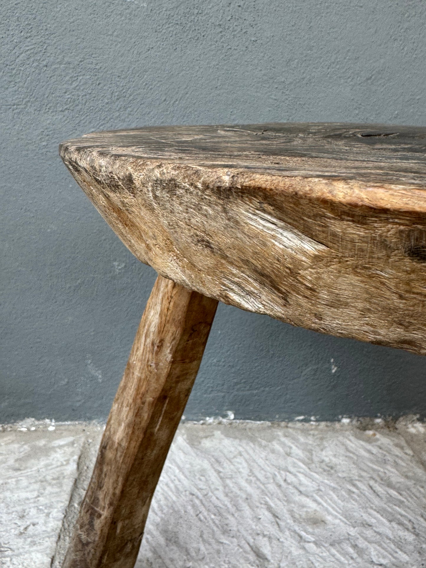 Mesquite Stool From Guanajuato 1940’s / Banco De Mesquite De Guanajuato