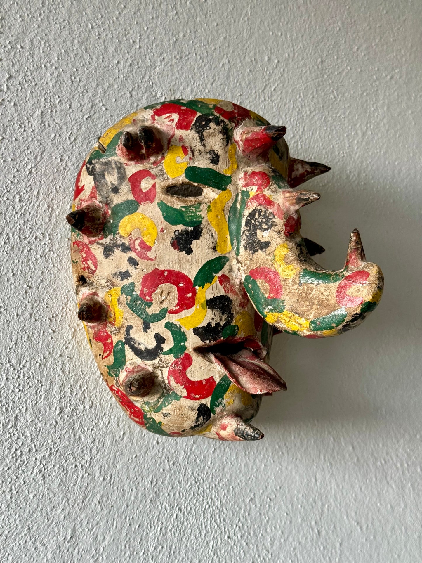 Cayman Mask From San Francisco Ozomatlán, Guerrero 1970’s