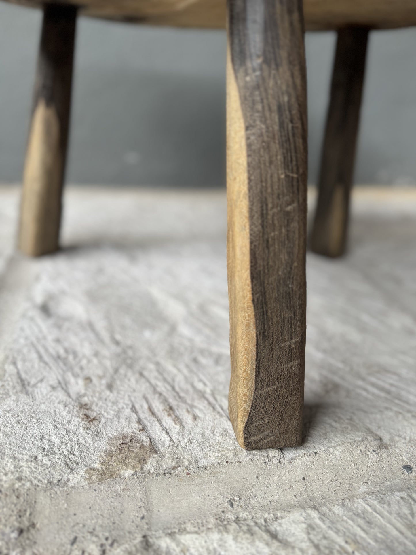 Primitive Hardwood Round Table From Yucatán