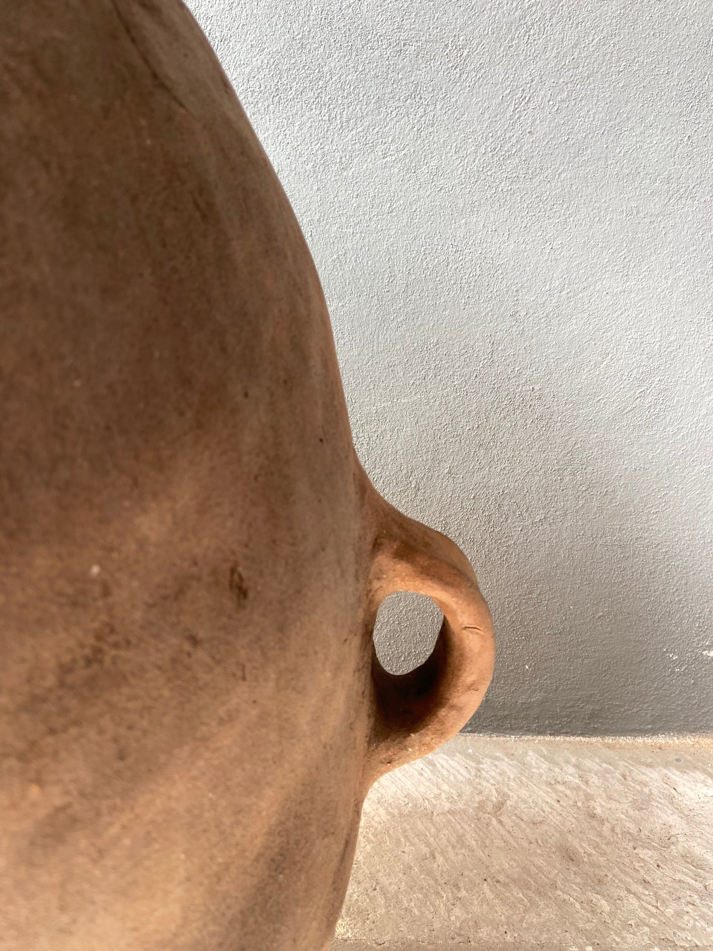 Terracotta Water Jar From Puebla, Mexico Early 1900’s