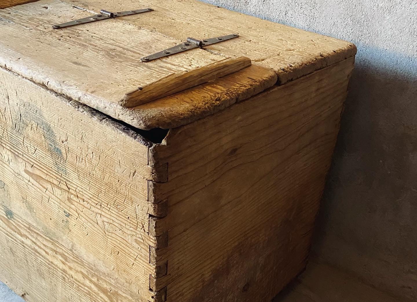 Mid 19th Century Colonial Storage Chest From Mexico | Baul Colonial de madera Sabino de la Sierra Gorda de Queretaro