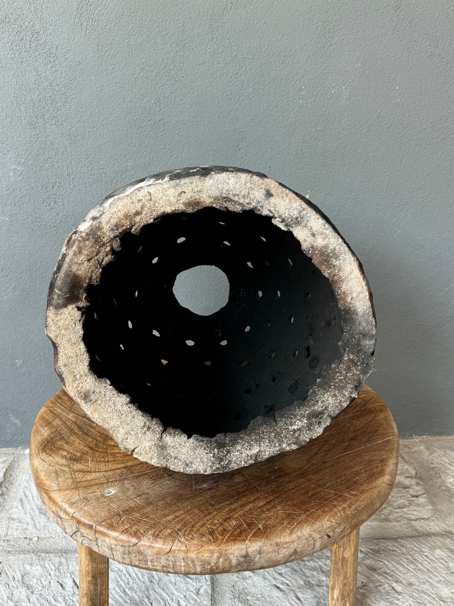 Primitive Terracotta Heater From Puebla, Mexico