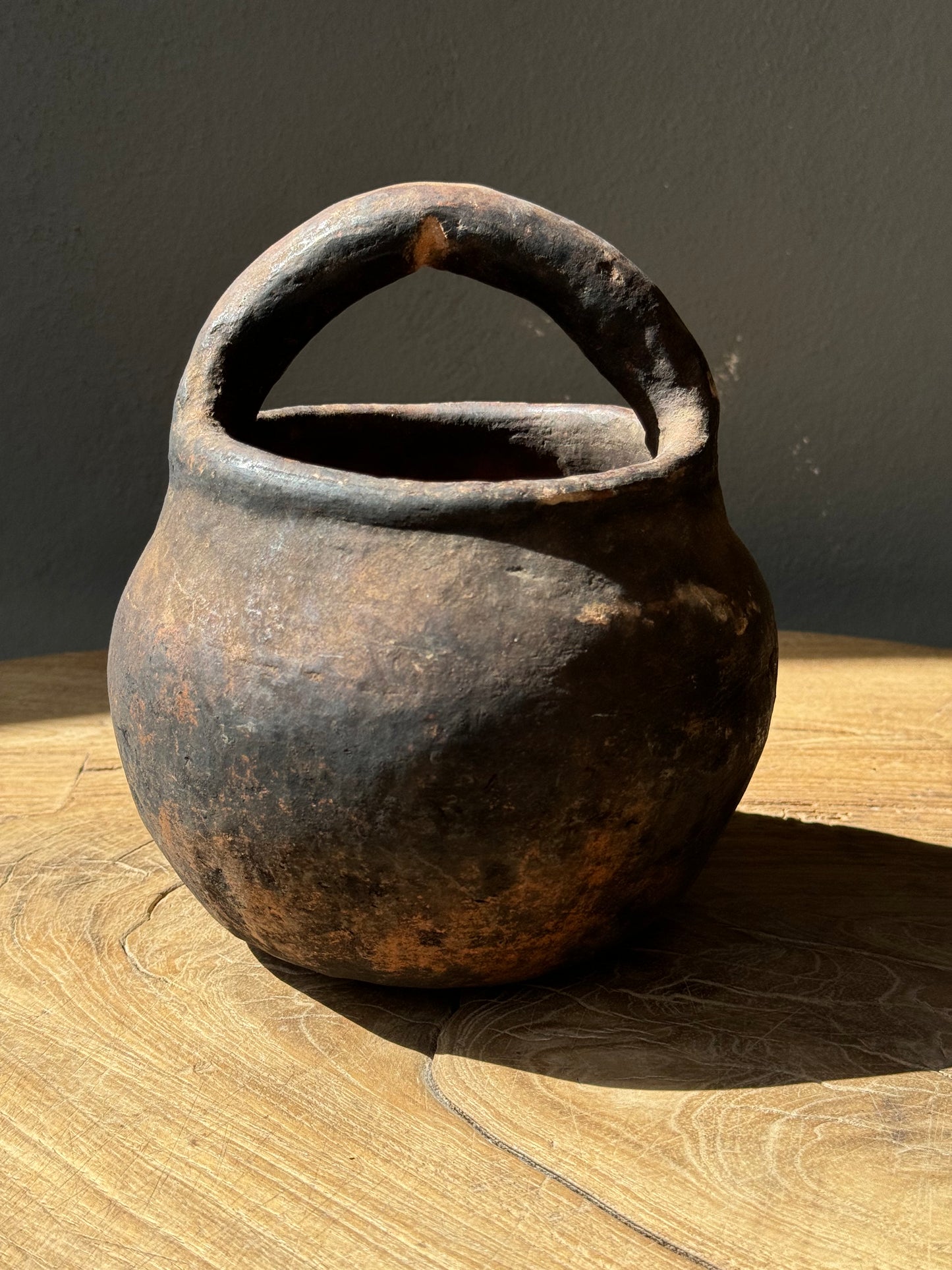 Hand Crafted Primitive Mixteca Bowl From Oaxaca, Circa 1950’s
