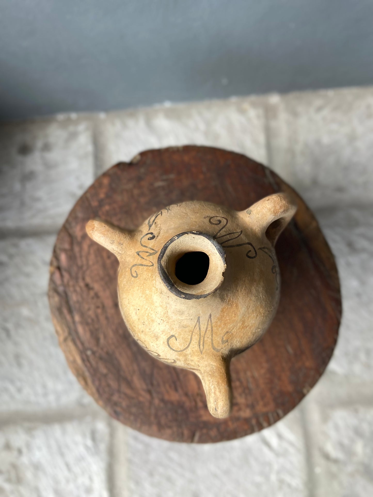 Folk Art Mezcal Jug from Mexico