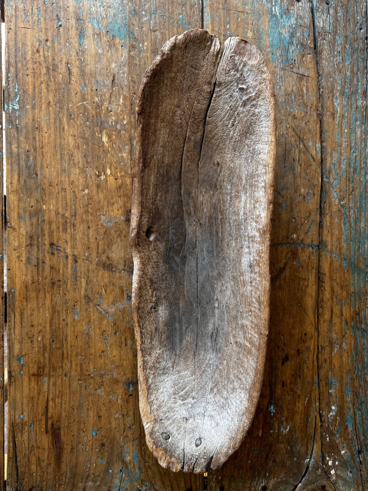 Mesquite Trough Bowl From Guanajuato | Batea Antigua De Mesquite