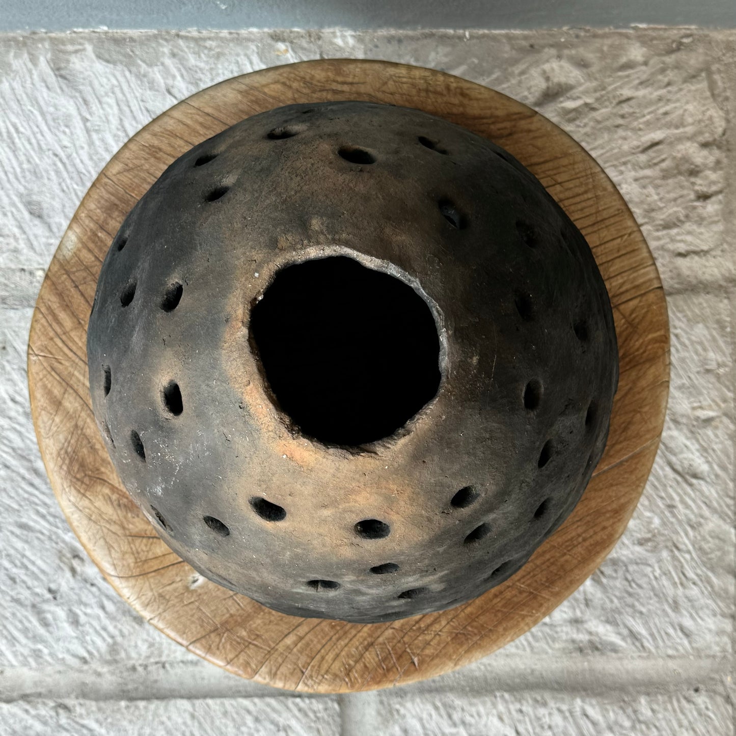 Primitive Terracotta Heater From Puebla, Mexico