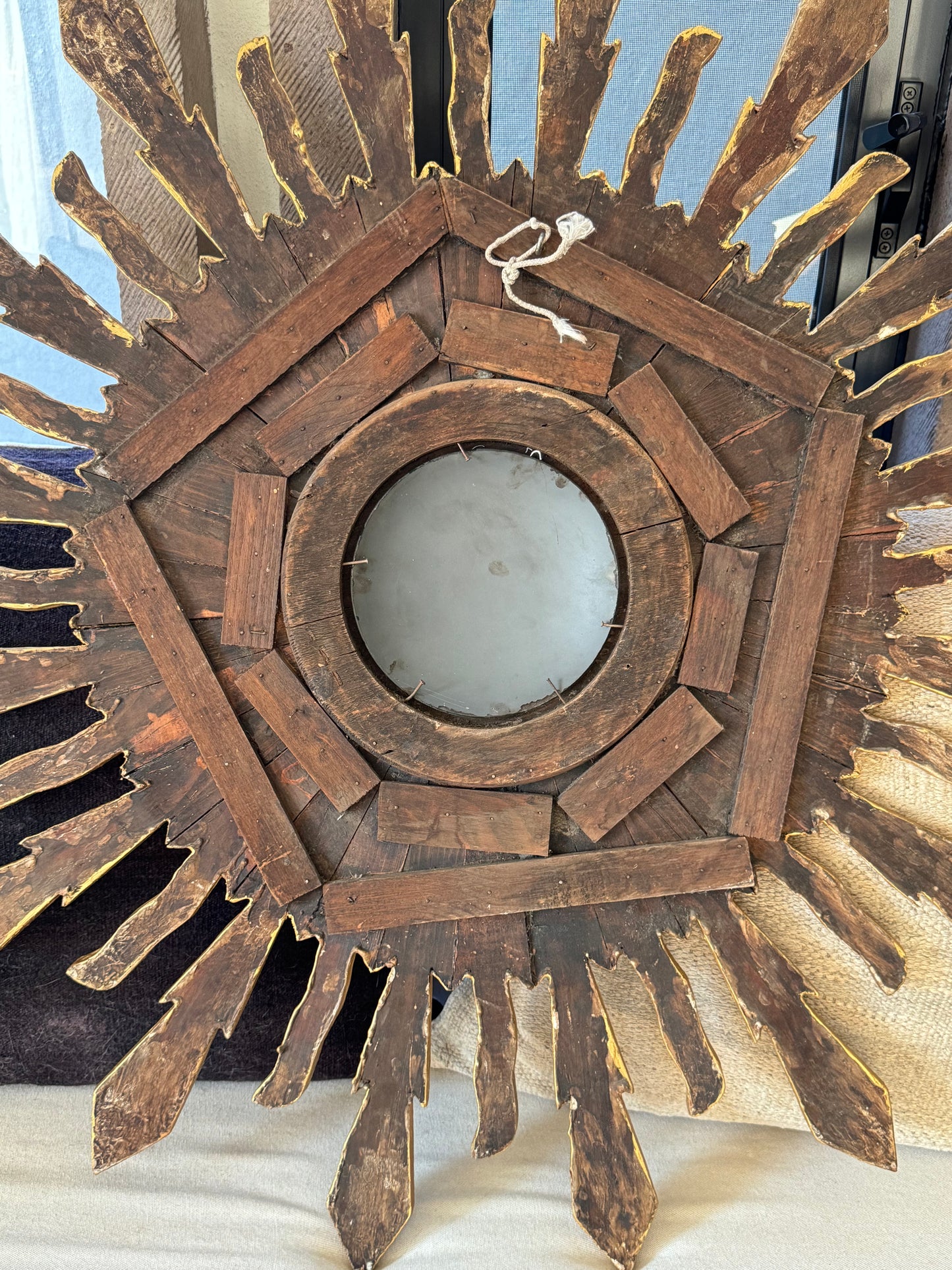 Sunburst Mirror From Mexico City, 1920’s / Resplandor CDMX 1920’s