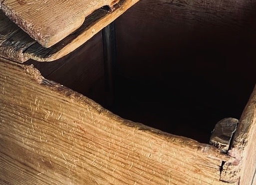 Mid 19th Century Colonial Storage Chest From Mexico | Baul Colonial de madera Sabino de la Sierra Gorda de Queretaro