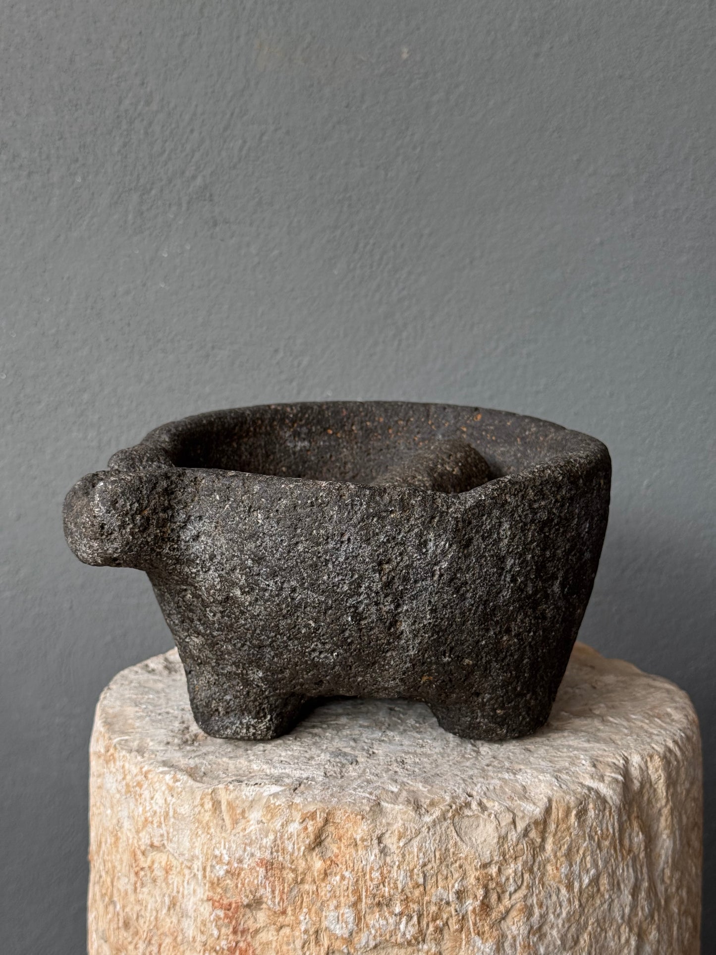 Stone Mortar From San Luis Potosí/ Molcajete Antiguo de SLP