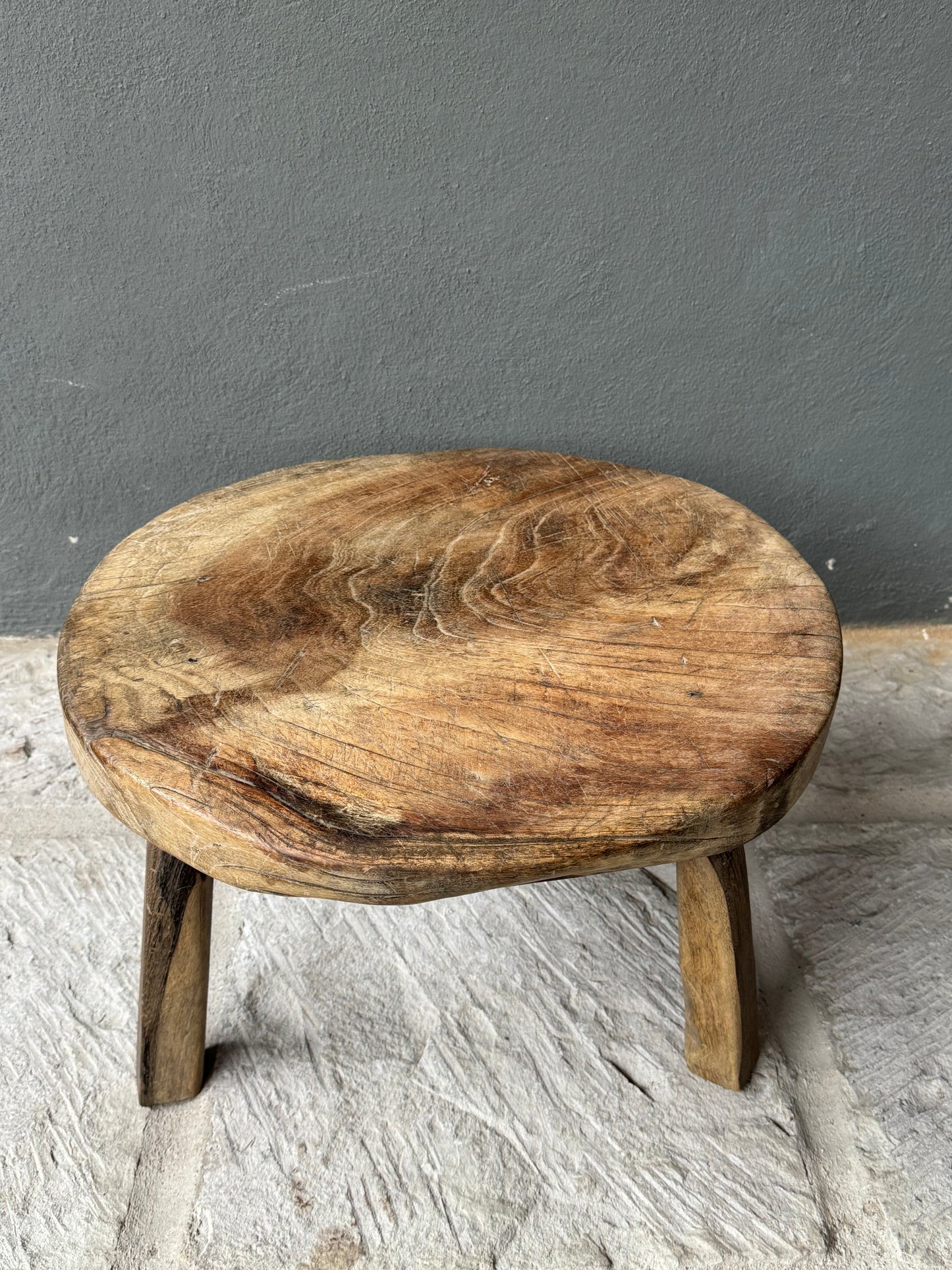 Primitive Hardwood Round Table From Yucatán