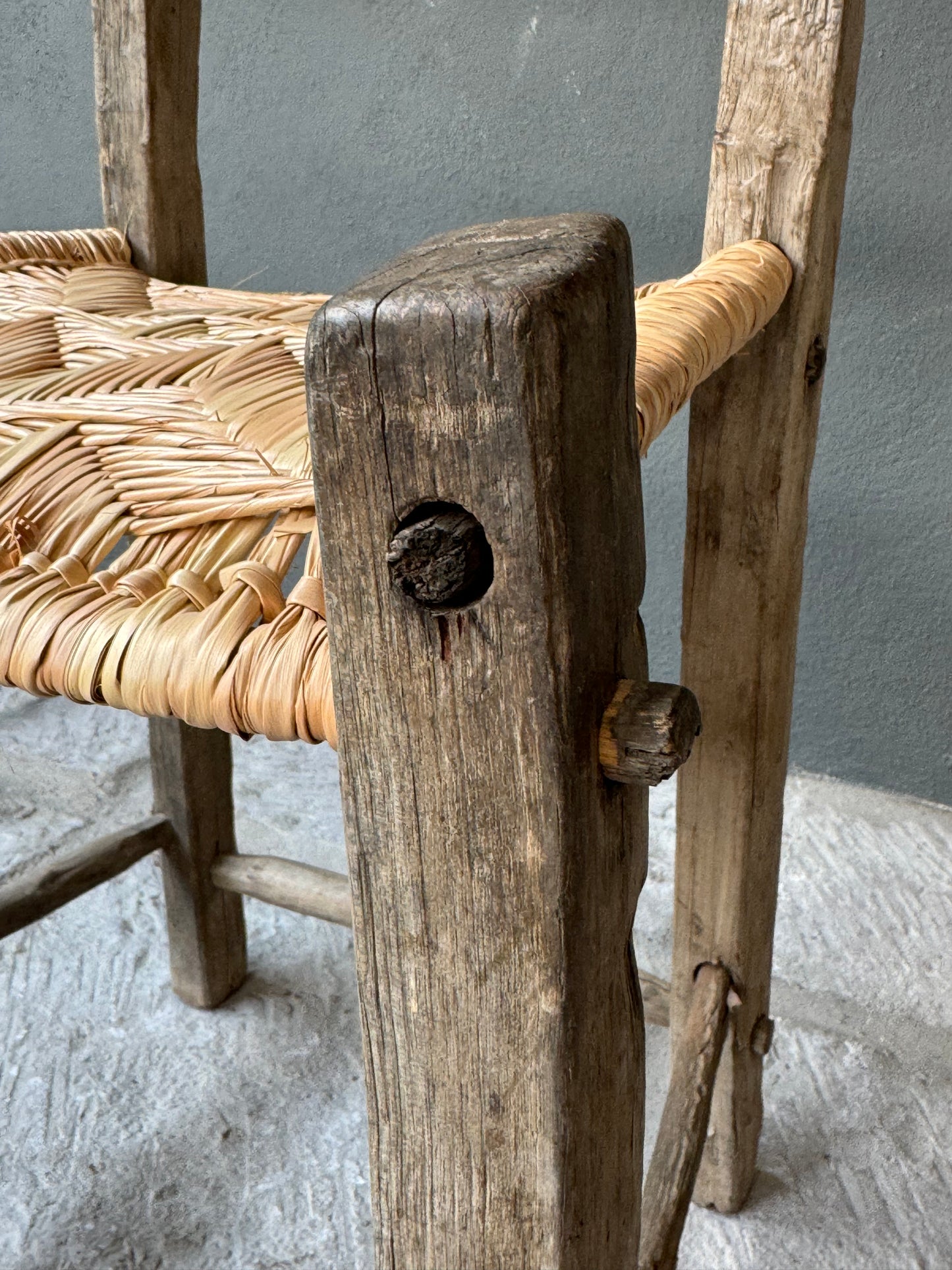 Rustic Chair From Guerrero, México/ Silla Antigua De Guerrero, México