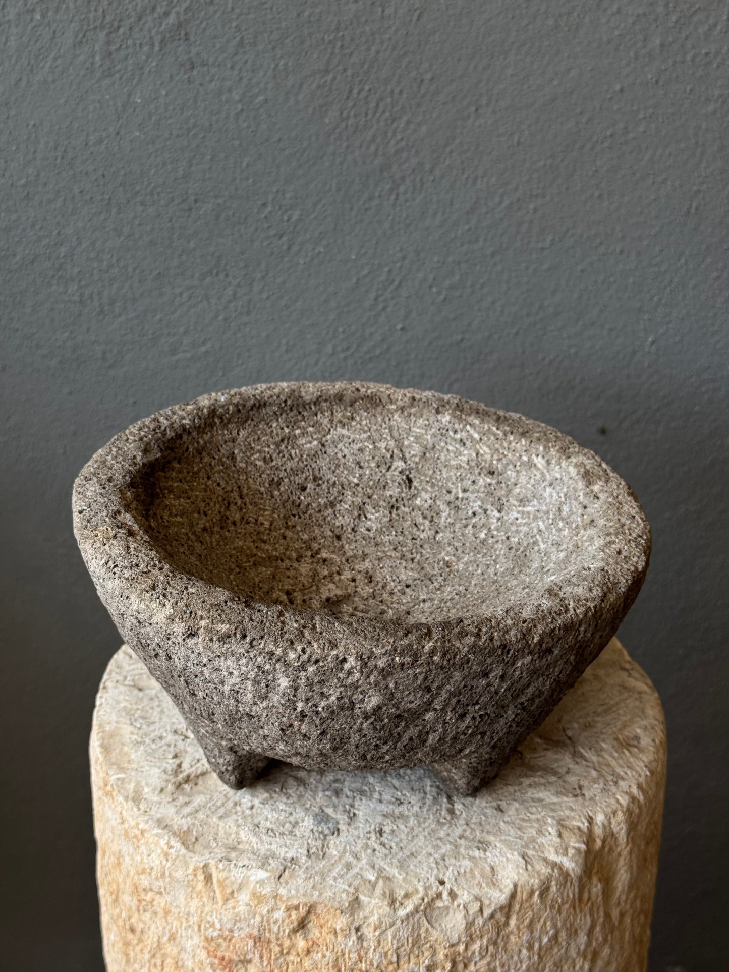Stone Mortar From San Luis Potosí / Molcajete Viejo De SLP