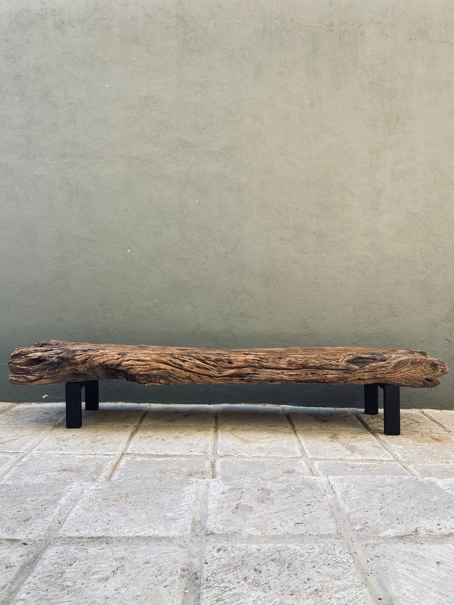 Mesquite Plank Bench
