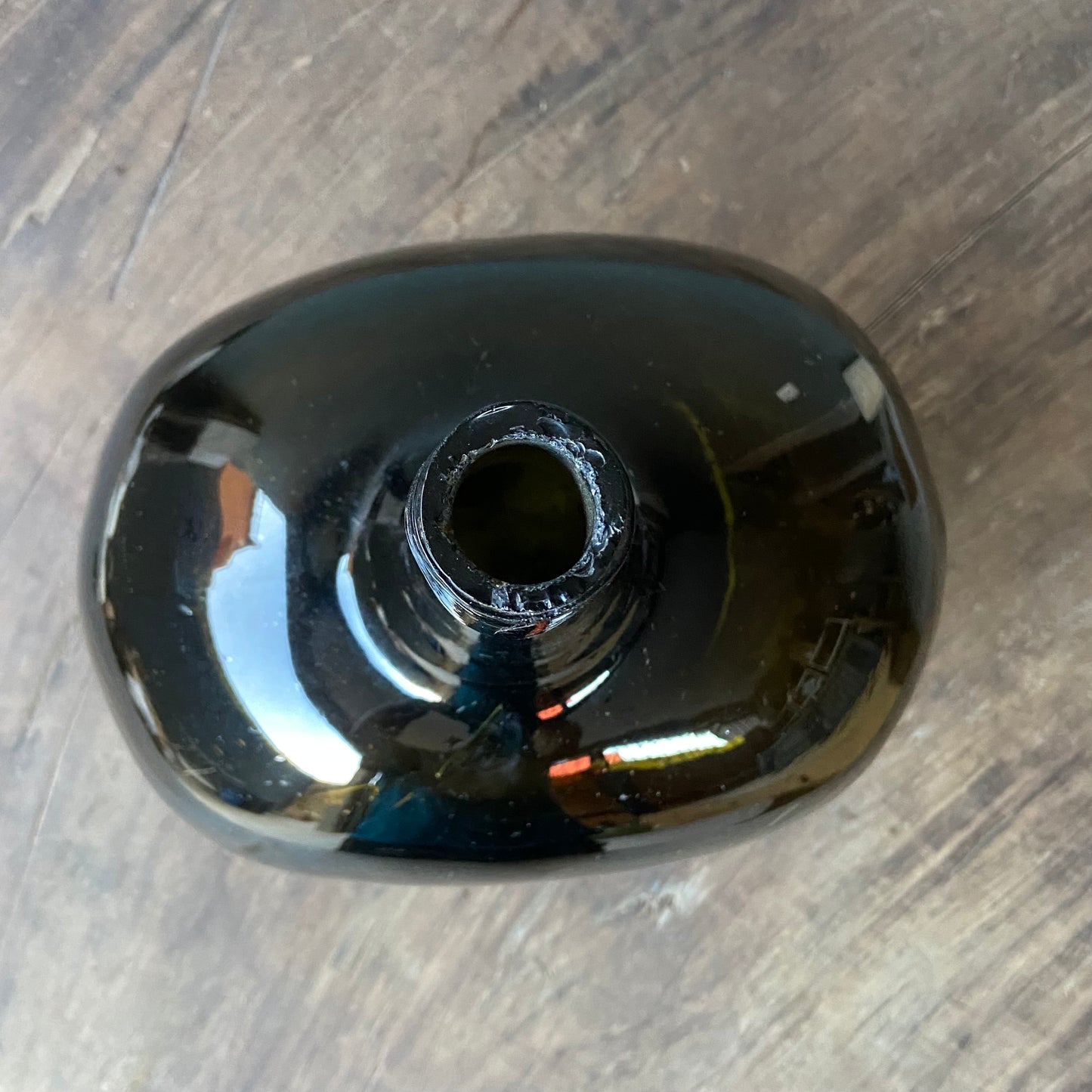 Early 20th Century Hand Blown Demijohn Bottle/ Damajuana Principios del Siglo 20