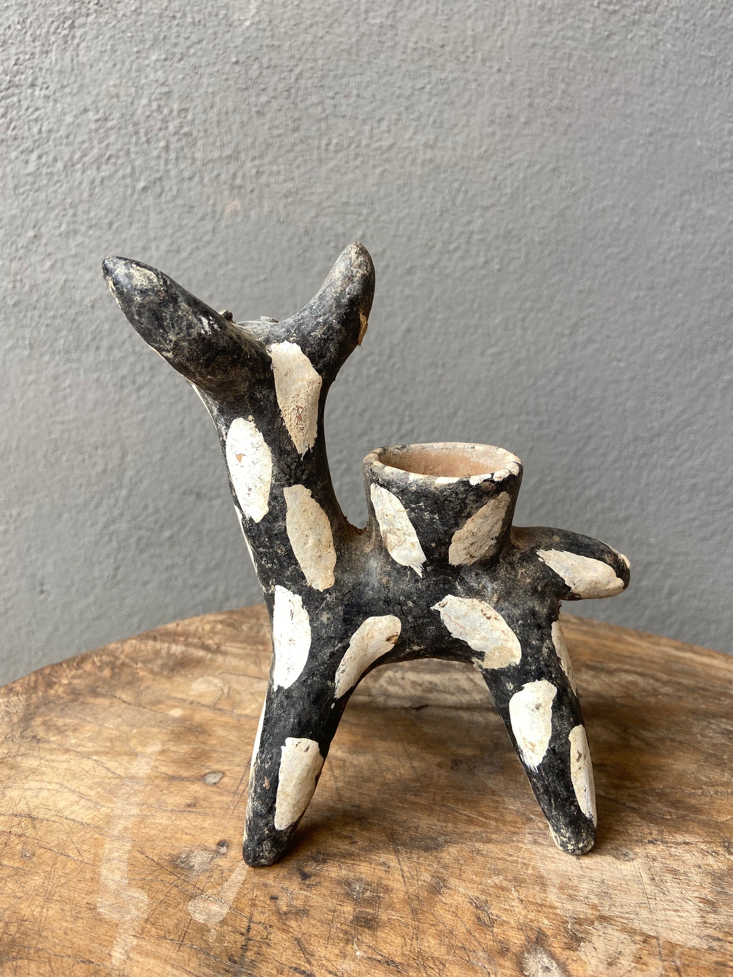 Candelero Vintage de la Huasteca/ Vintage Candleholder from the Huasteca