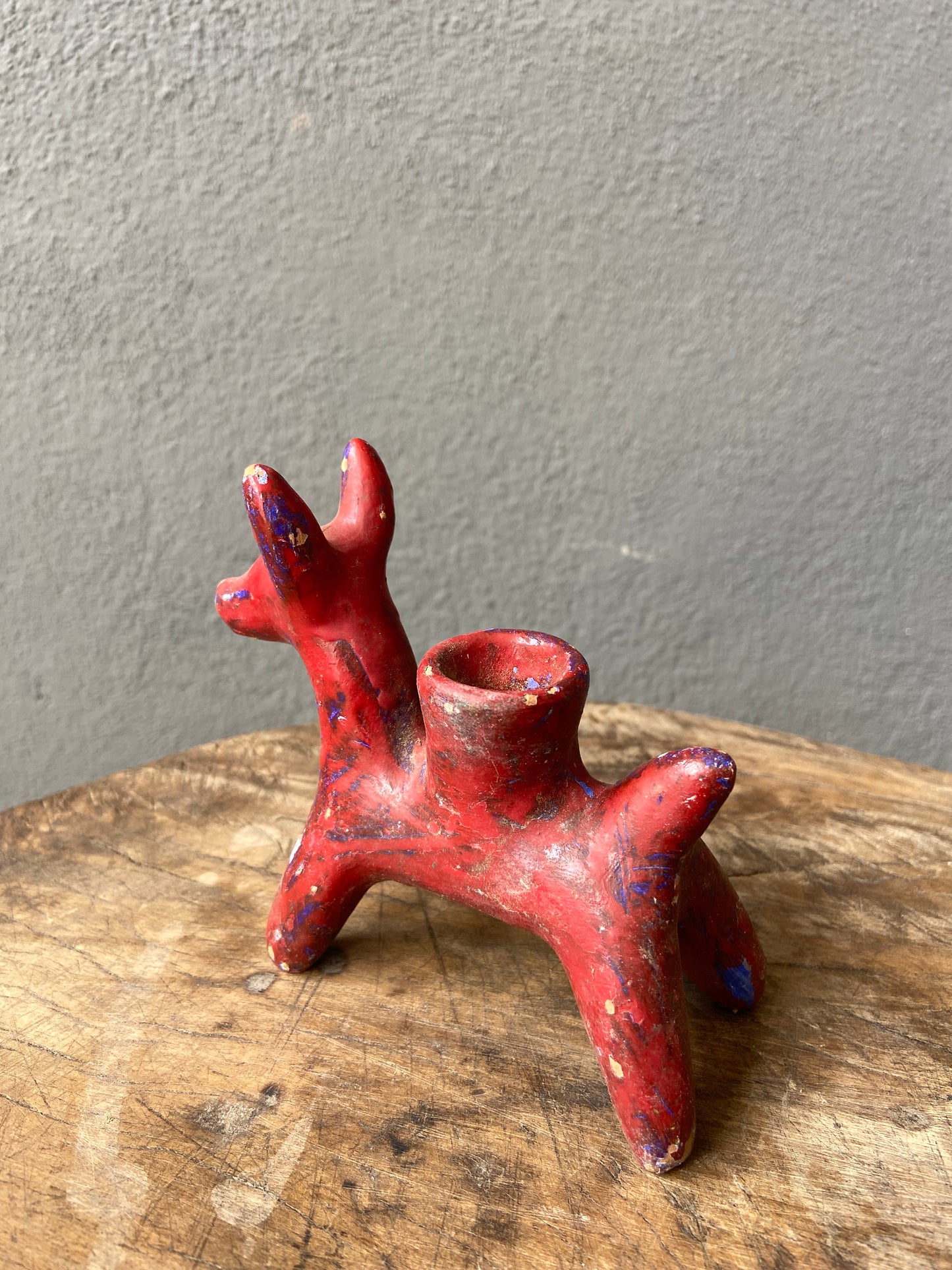 Candelero Vintage de la Huasteca/ Vintage Candleholder From Mexico