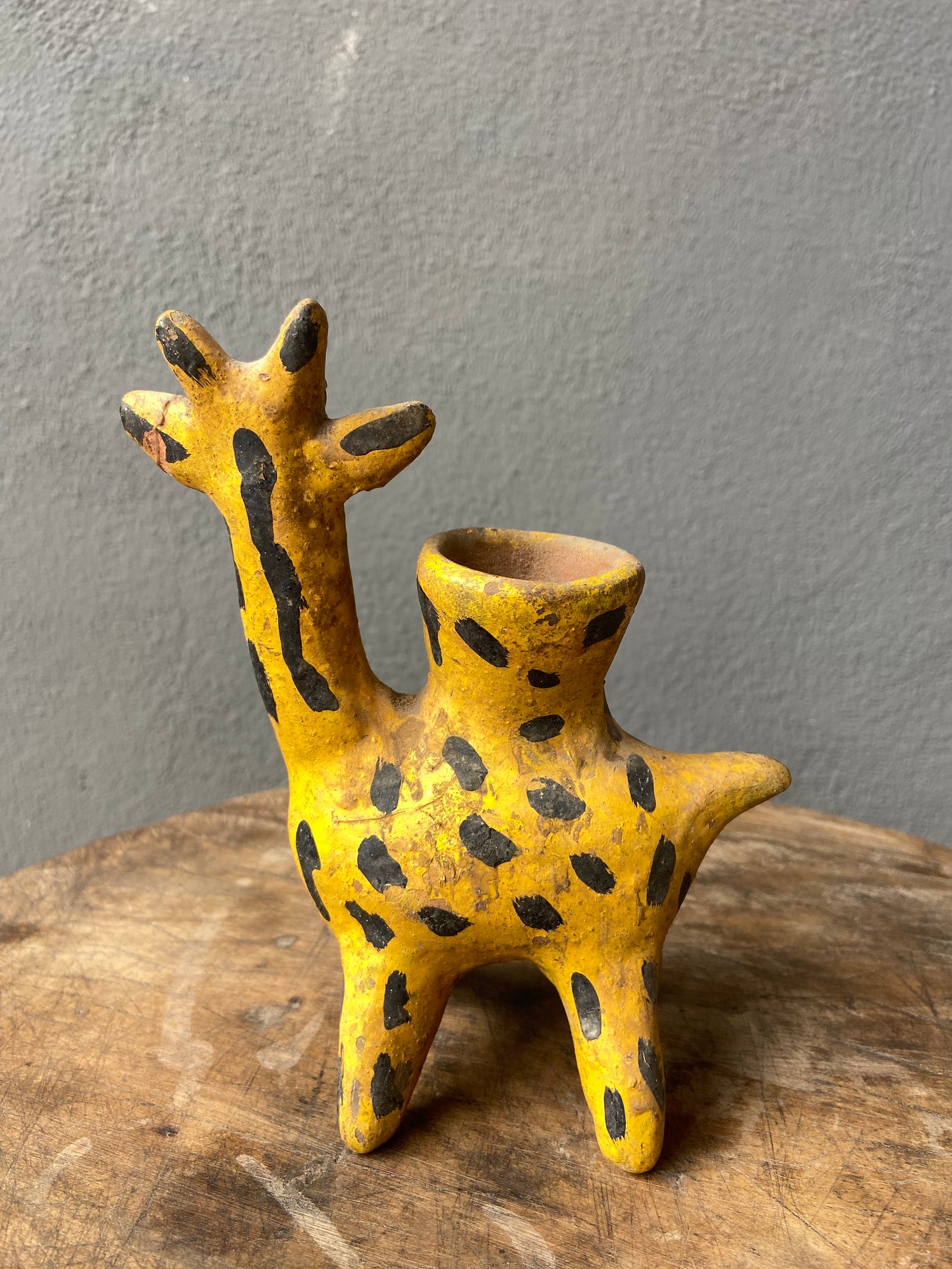 Candelero Vintage de la Huasteca/ Vintage Candleholder from the Huateca