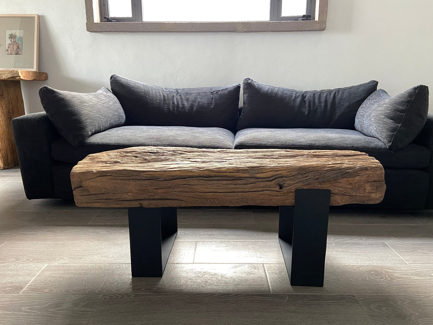 Mesa de tablón de mesquite | Mesquite Coffee Table