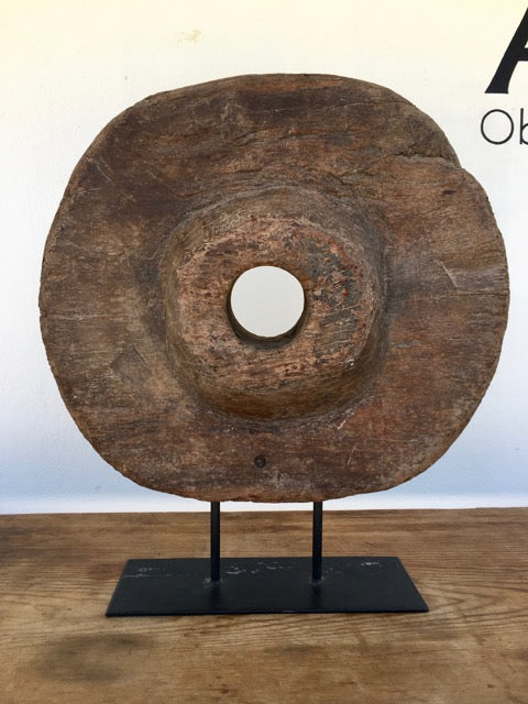 19th Century Mesquite Wagon Wheel
