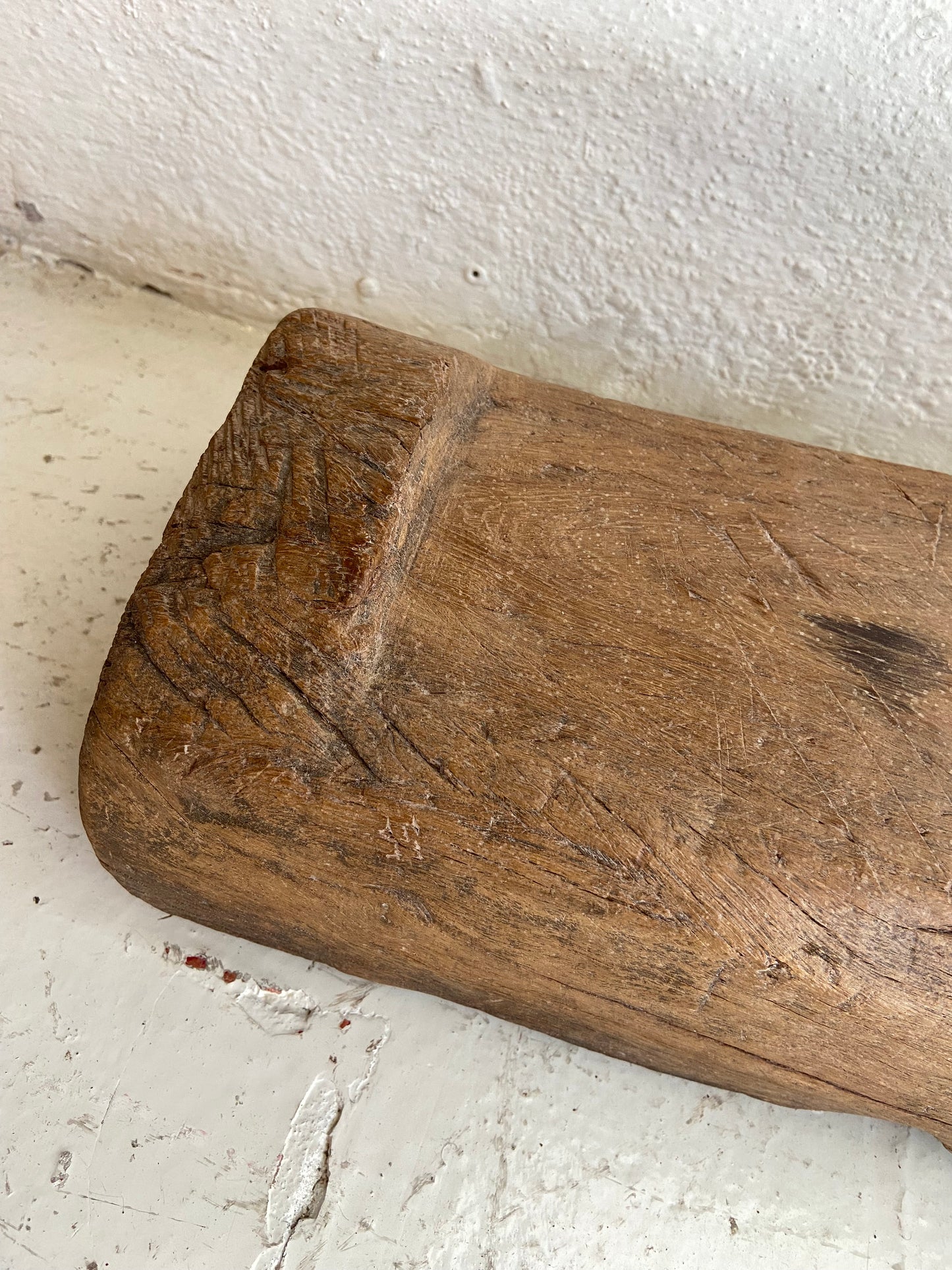 Yucatan Hardwood Primitive Stool / Banco Primitivo Yucateco