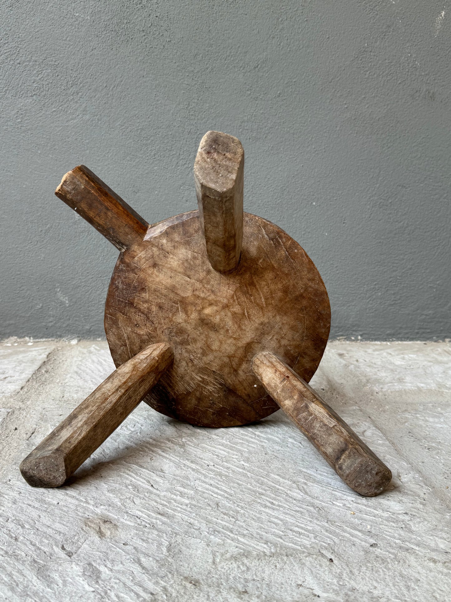 Mesquite Stool From Guanajuato | Banco De Mesquite De Guanajuato