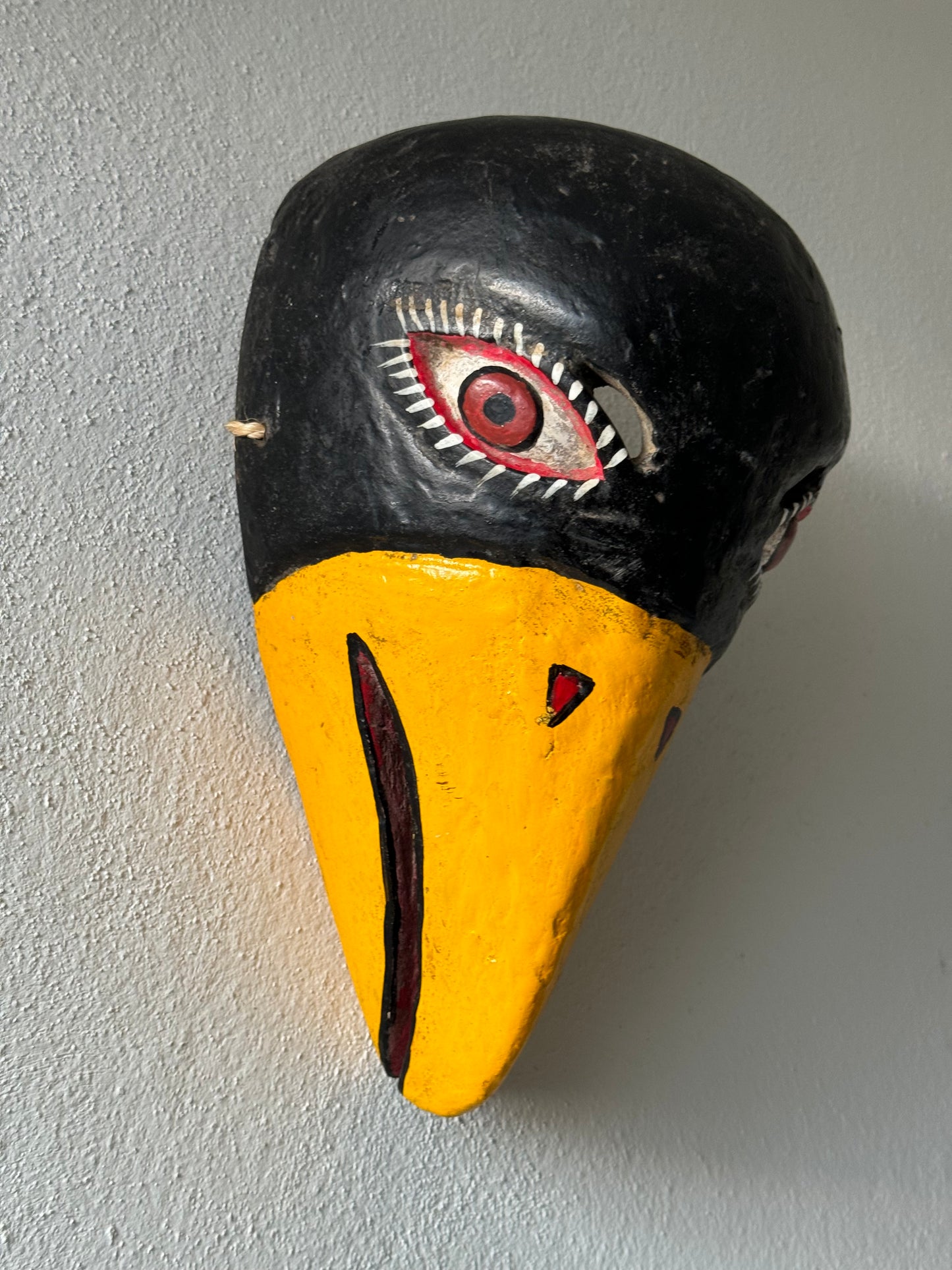 Contemporary Crow Mask From Carpinteros, Hidalgo