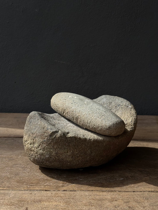 Zapotec Mortar From Mitla, Oaxaca | Metate Zapoteco de Mitla