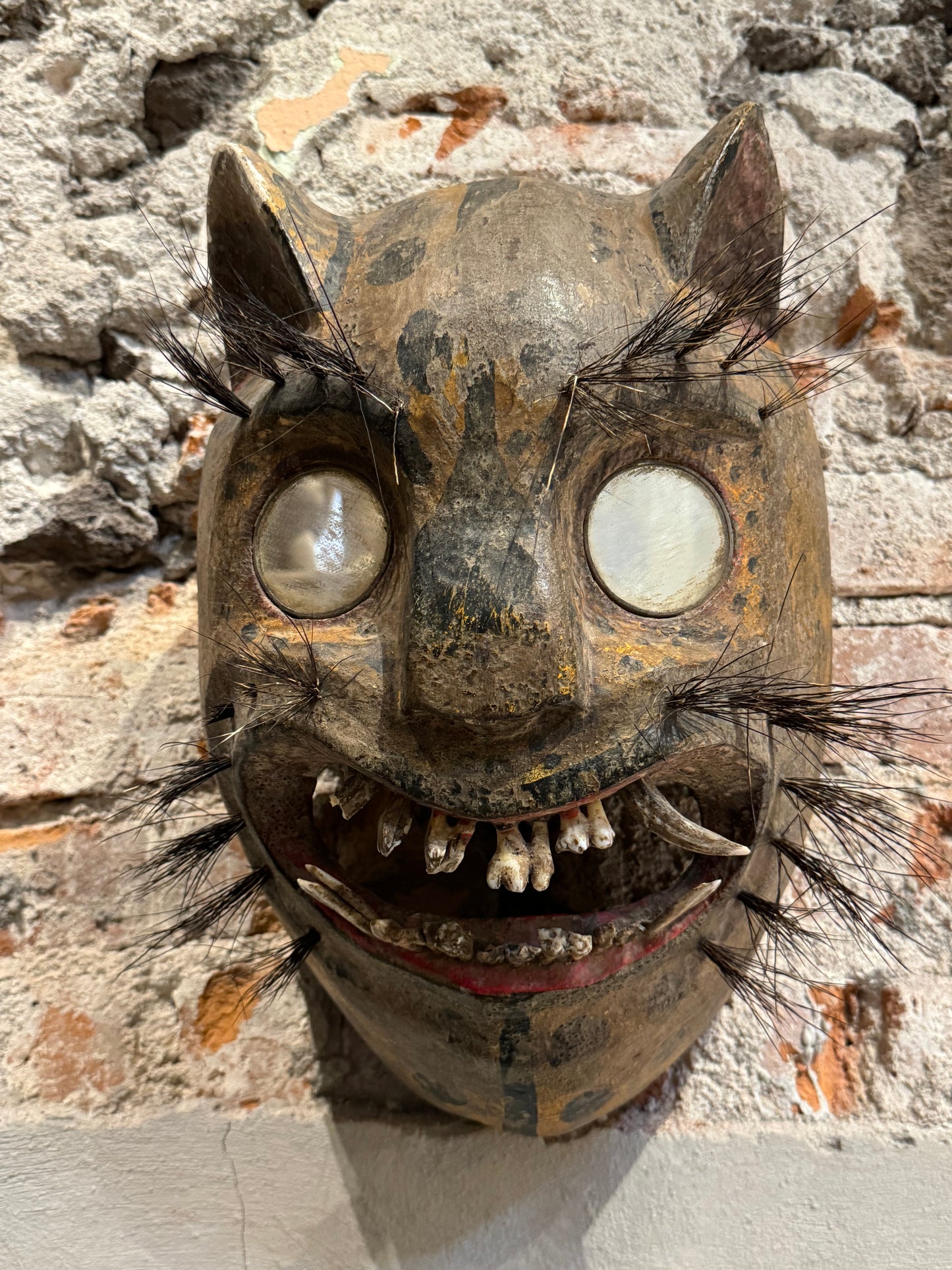 Tiger Mask From The Chilapa region of Guerrero, Circa 1980’s