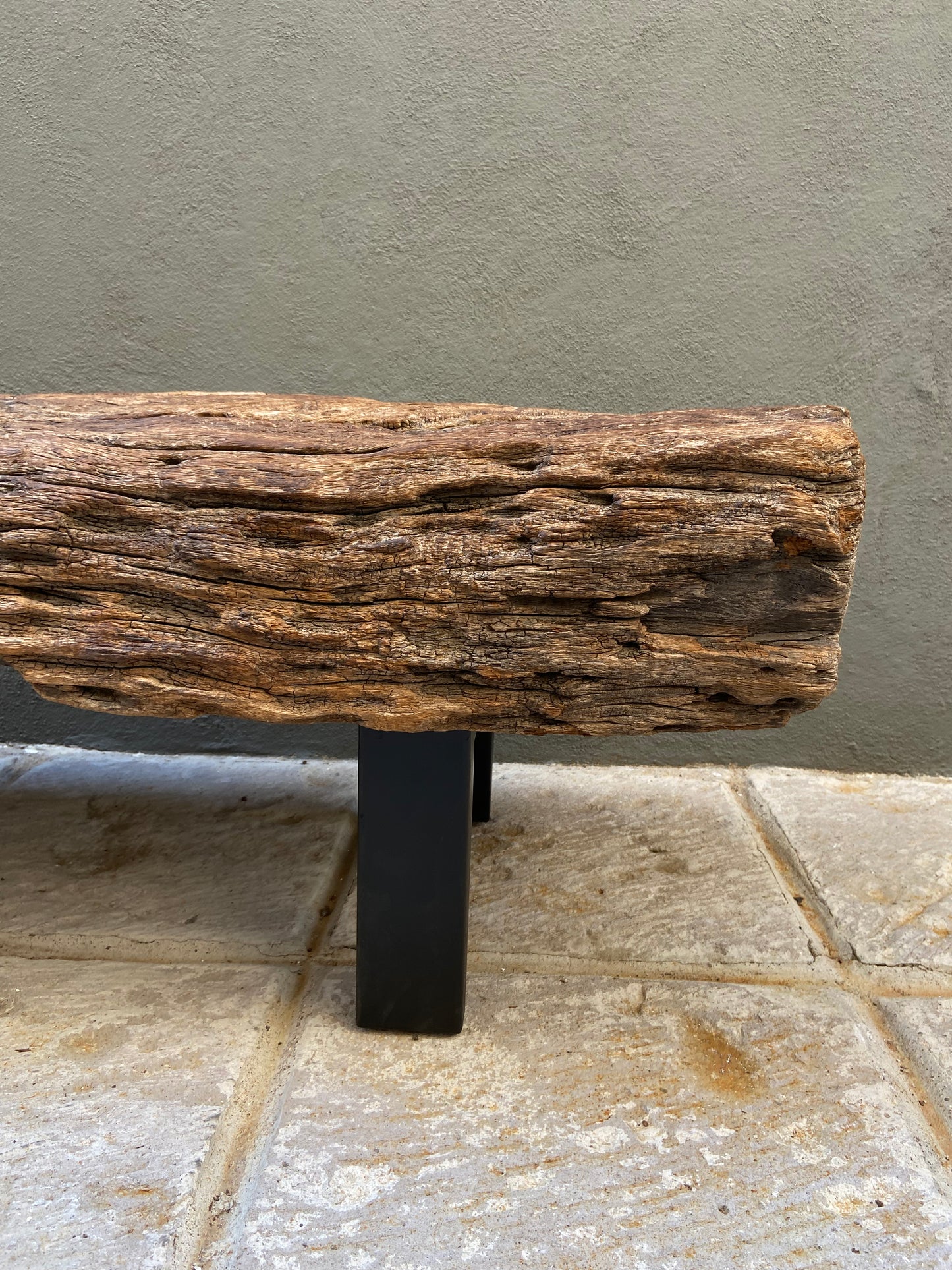 Mesquite Plank Bench
