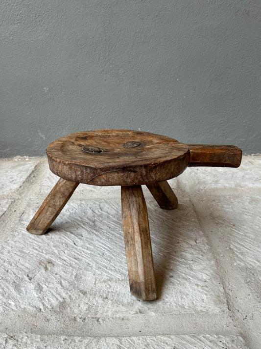 Mesquite Stool From Guanajuato | Banco De Mesquite De Guanajuato