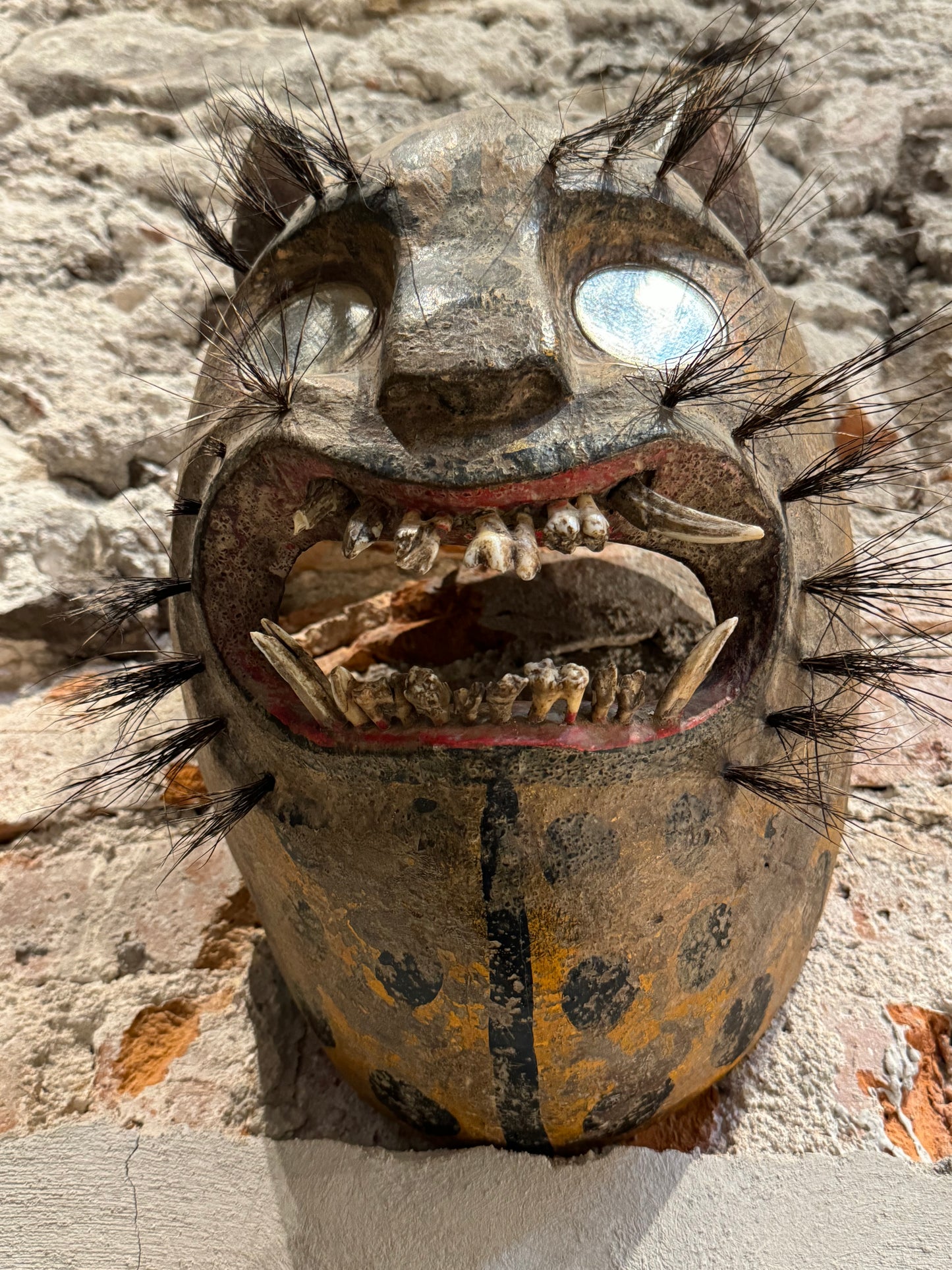 Tiger Mask From The Chilapa region of Guerrero, Circa 1980’s