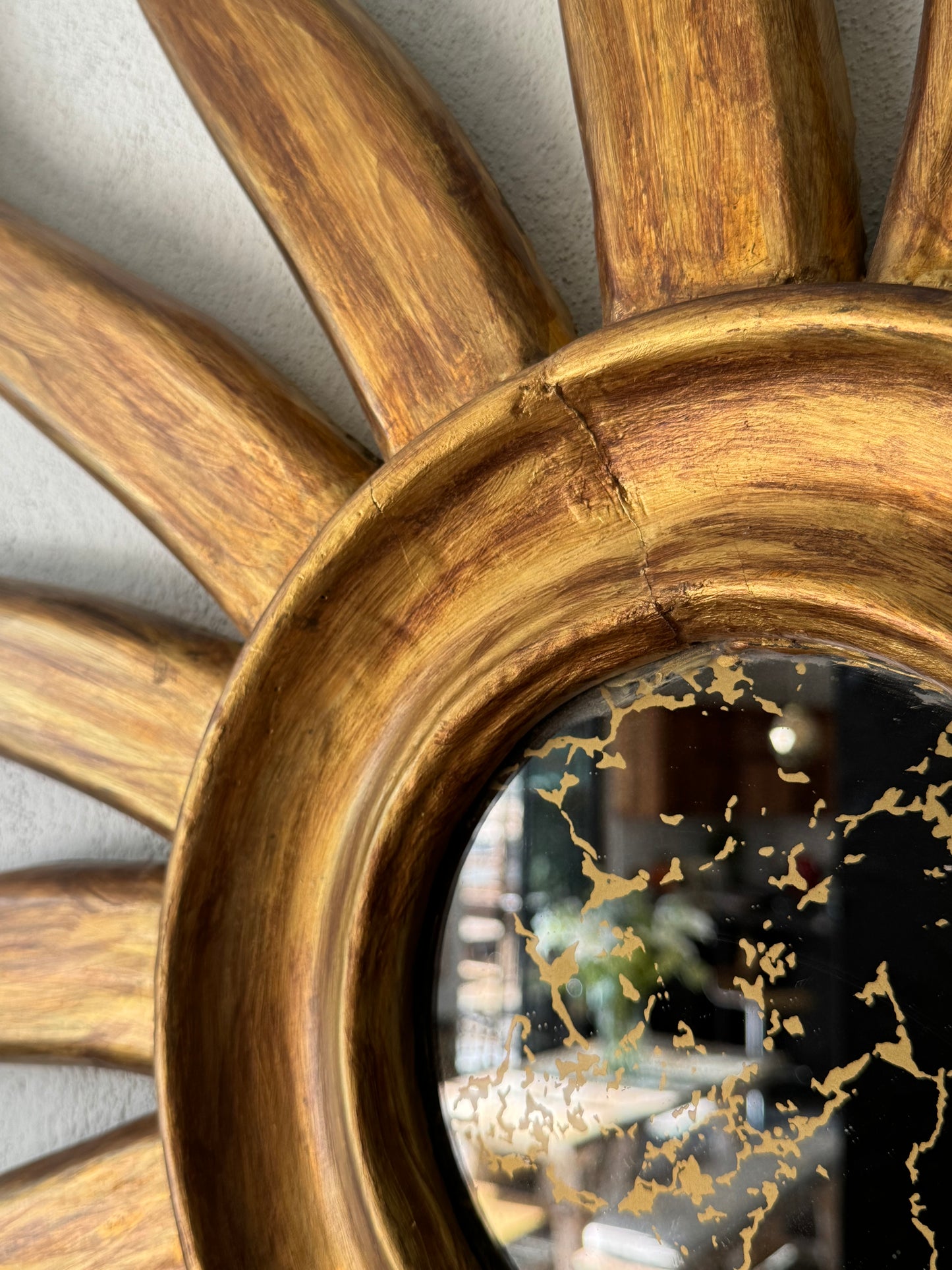 1960’s Sun Mirror From Mexico City / Resplandor Auténtico 1960’s De CDMX
