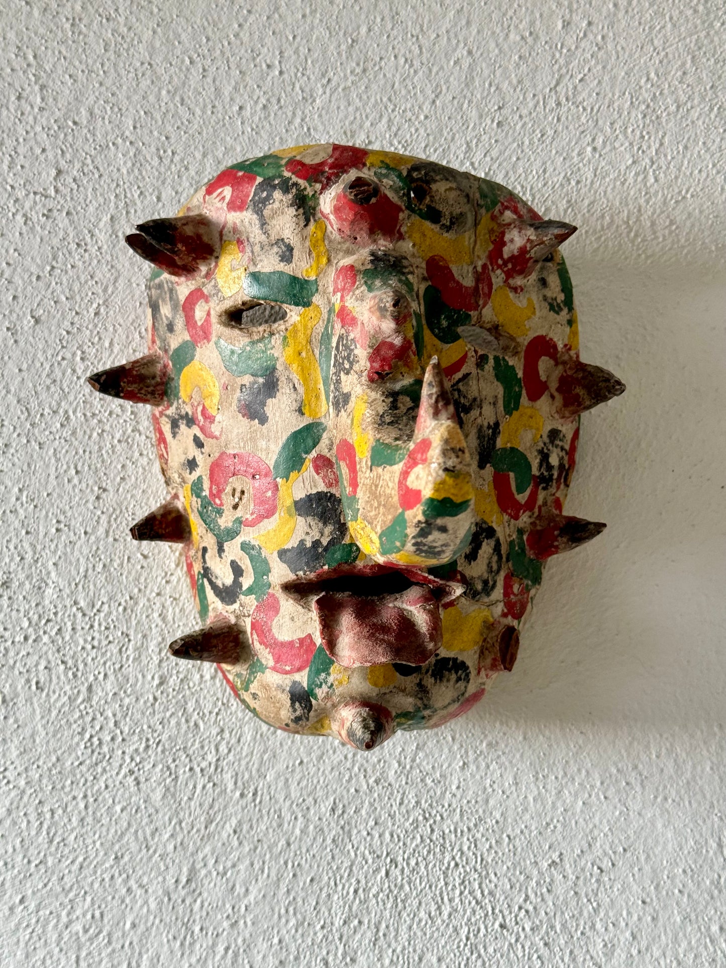 Cayman Mask From San Francisco Ozomatlán, Guerrero 1970’s